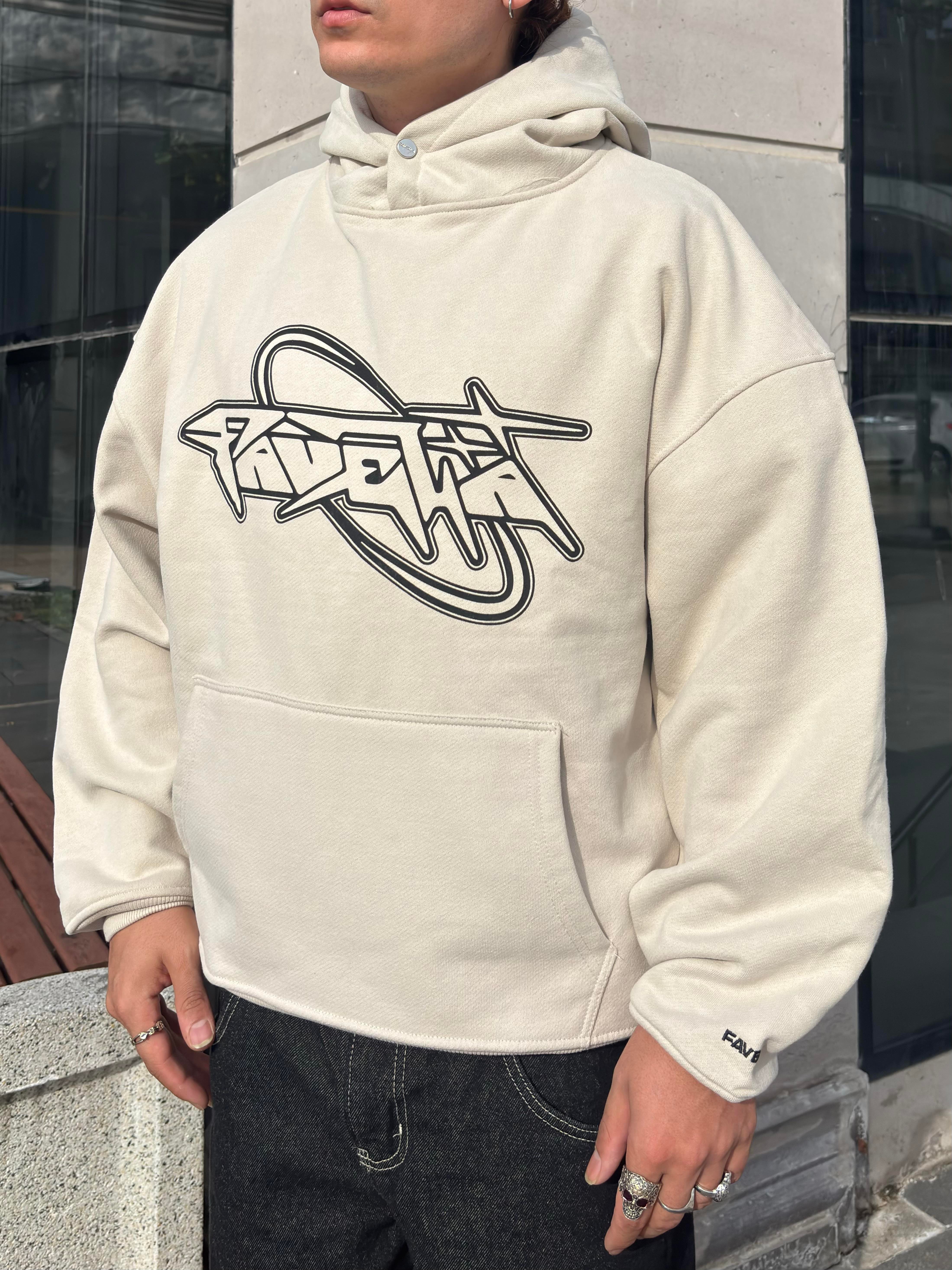 Premium Cream Tone Heavyweight  Hoodie