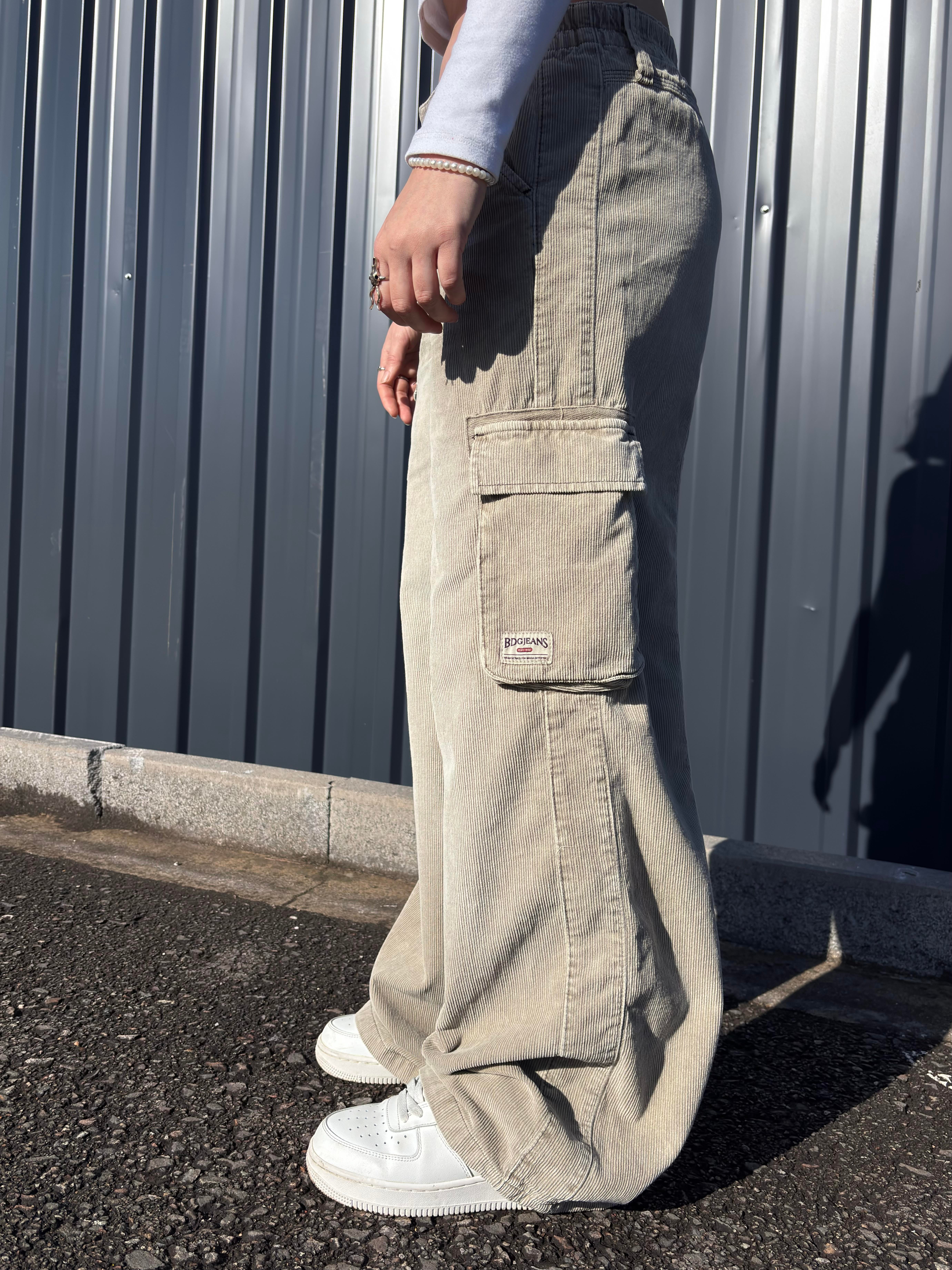 Premium Cyber Y2K Cargo Kadife Pants