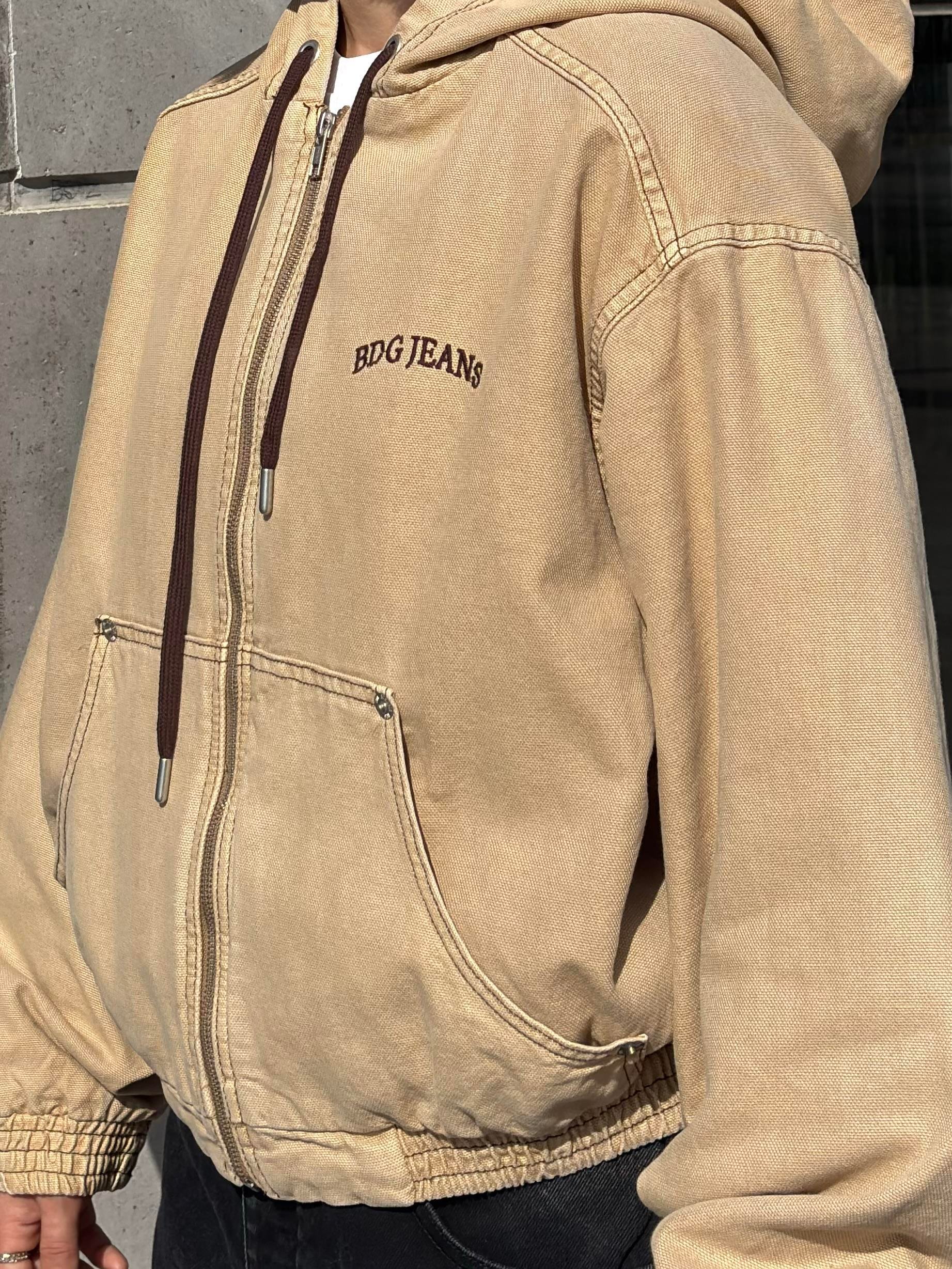 Premium Daria Giacca Cropped Canvas Jacket