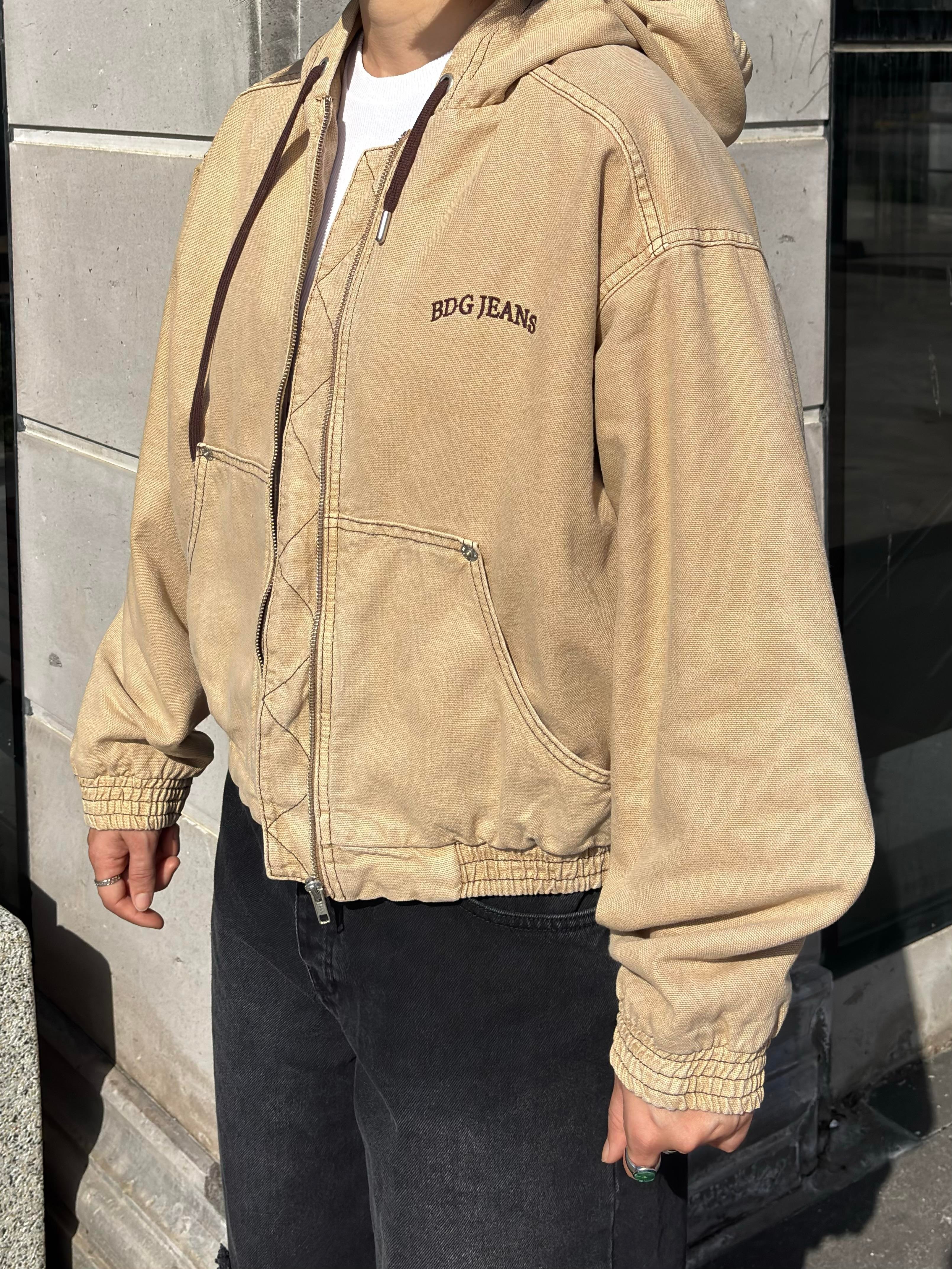 Premium Daria Giacca Cropped Canvas Jacket