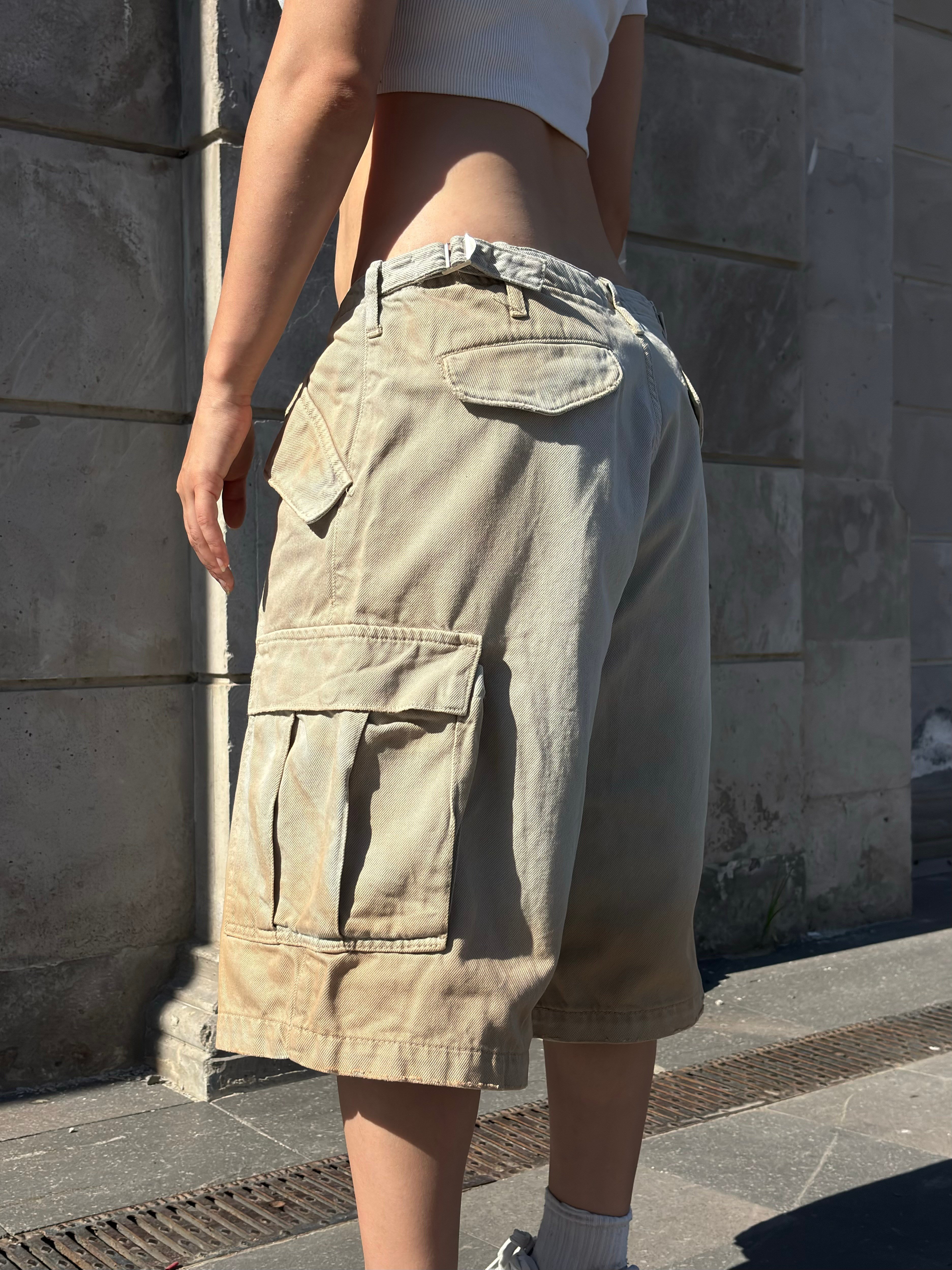 Premium Desert Fade Cargo Jorts