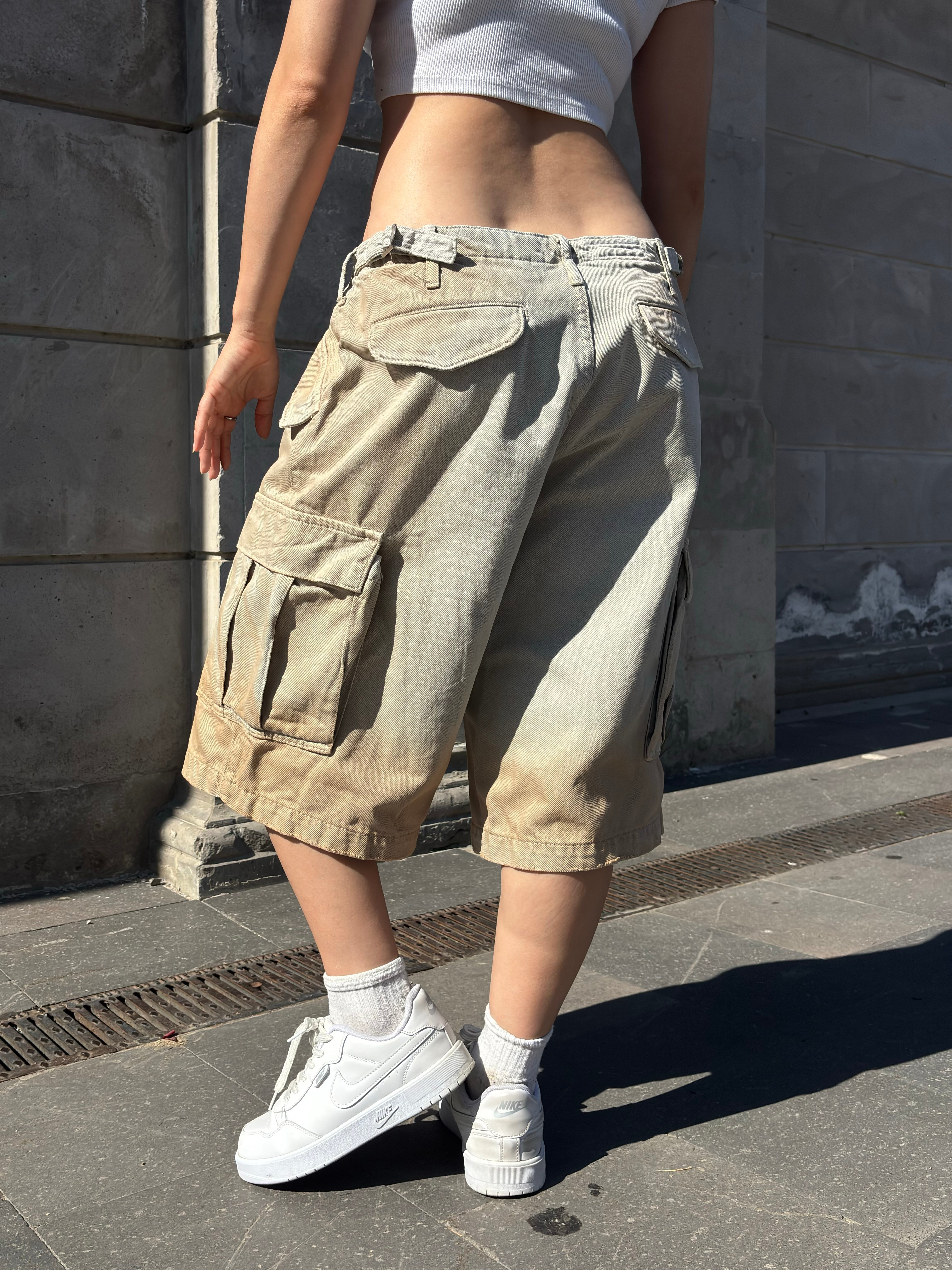 Premium Desert Fade Cargo Jorts