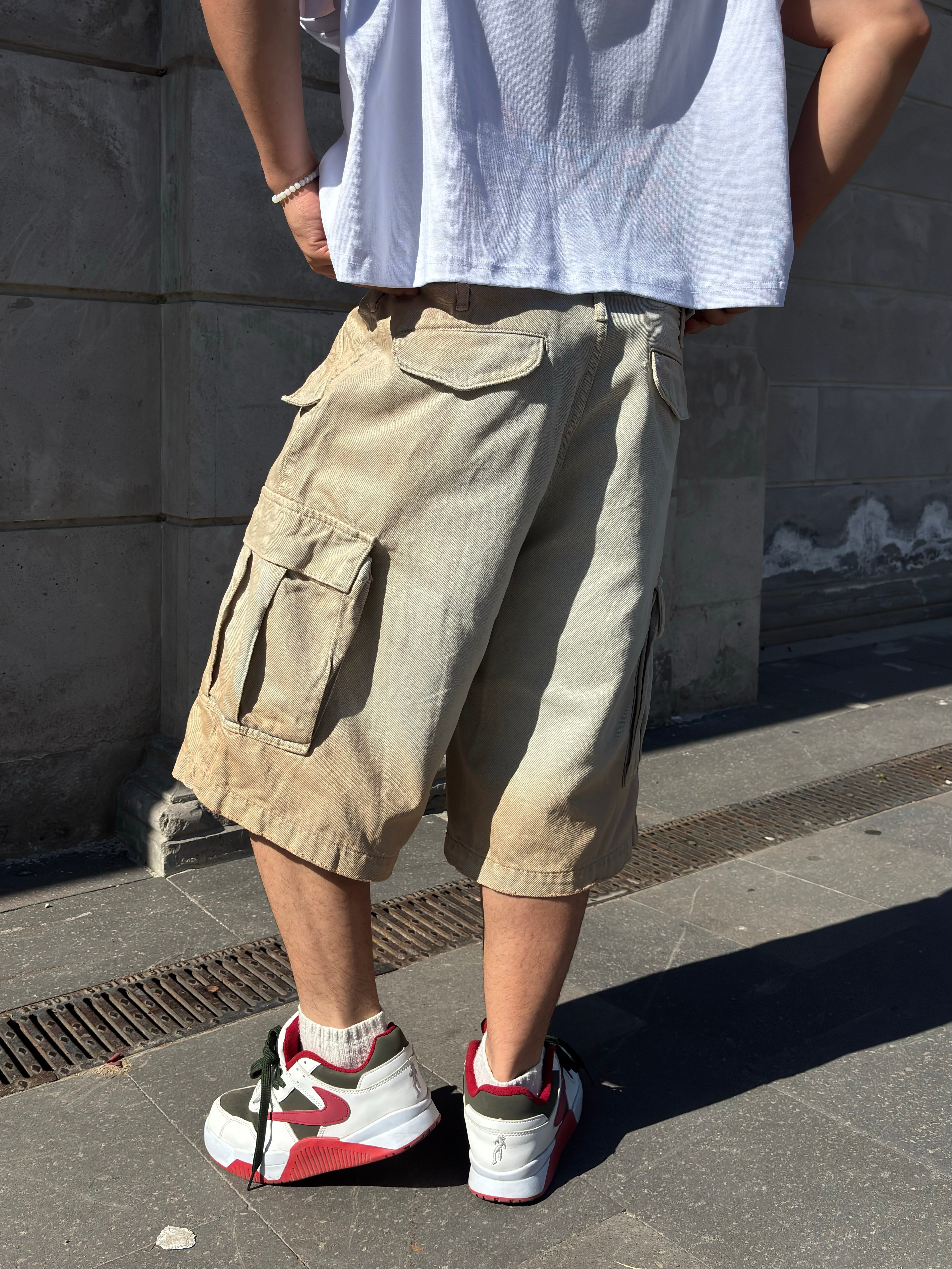 Premium Desert Fade Cargo Jorts