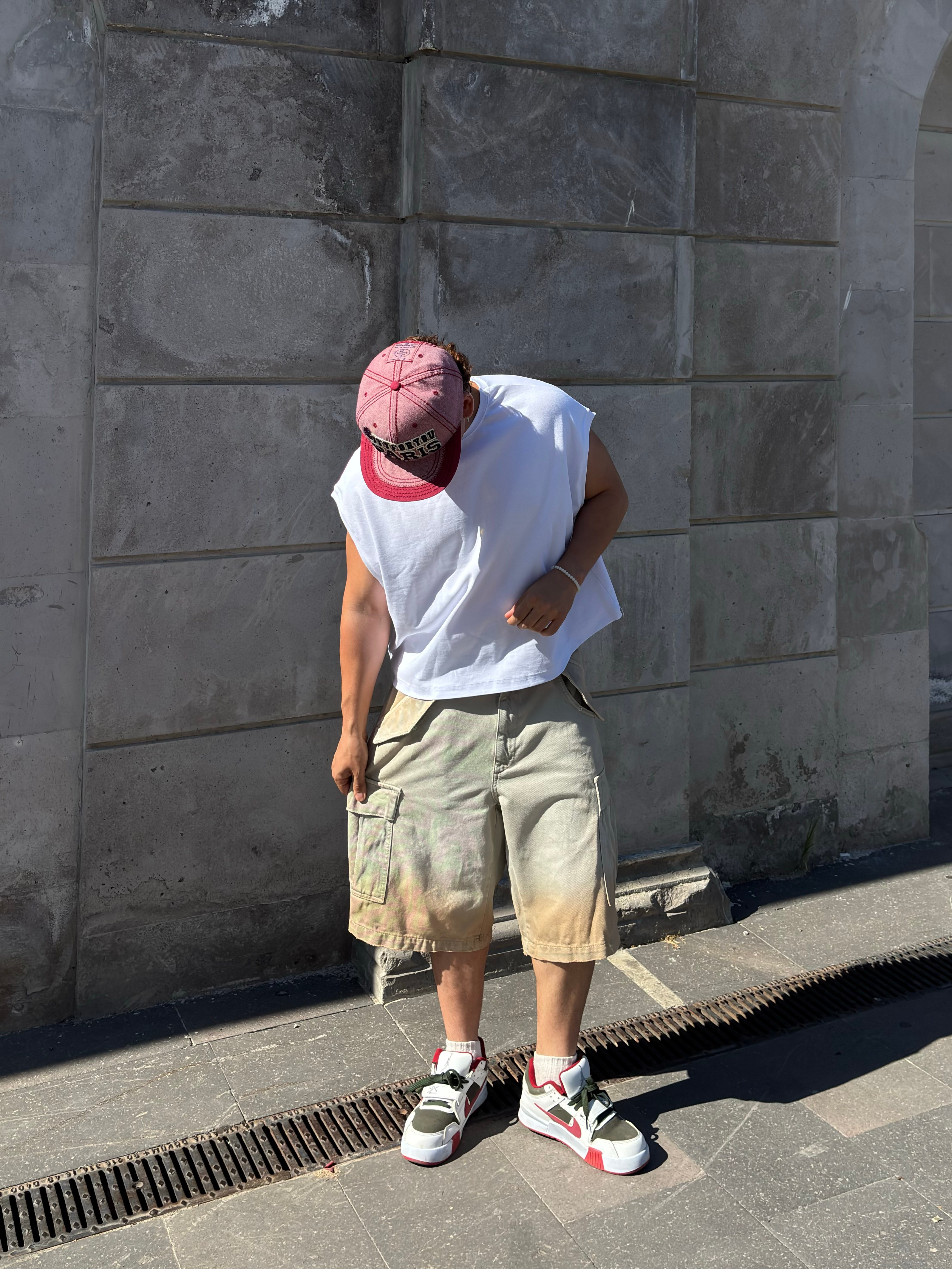 Premium Desert Fade Cargo Jorts