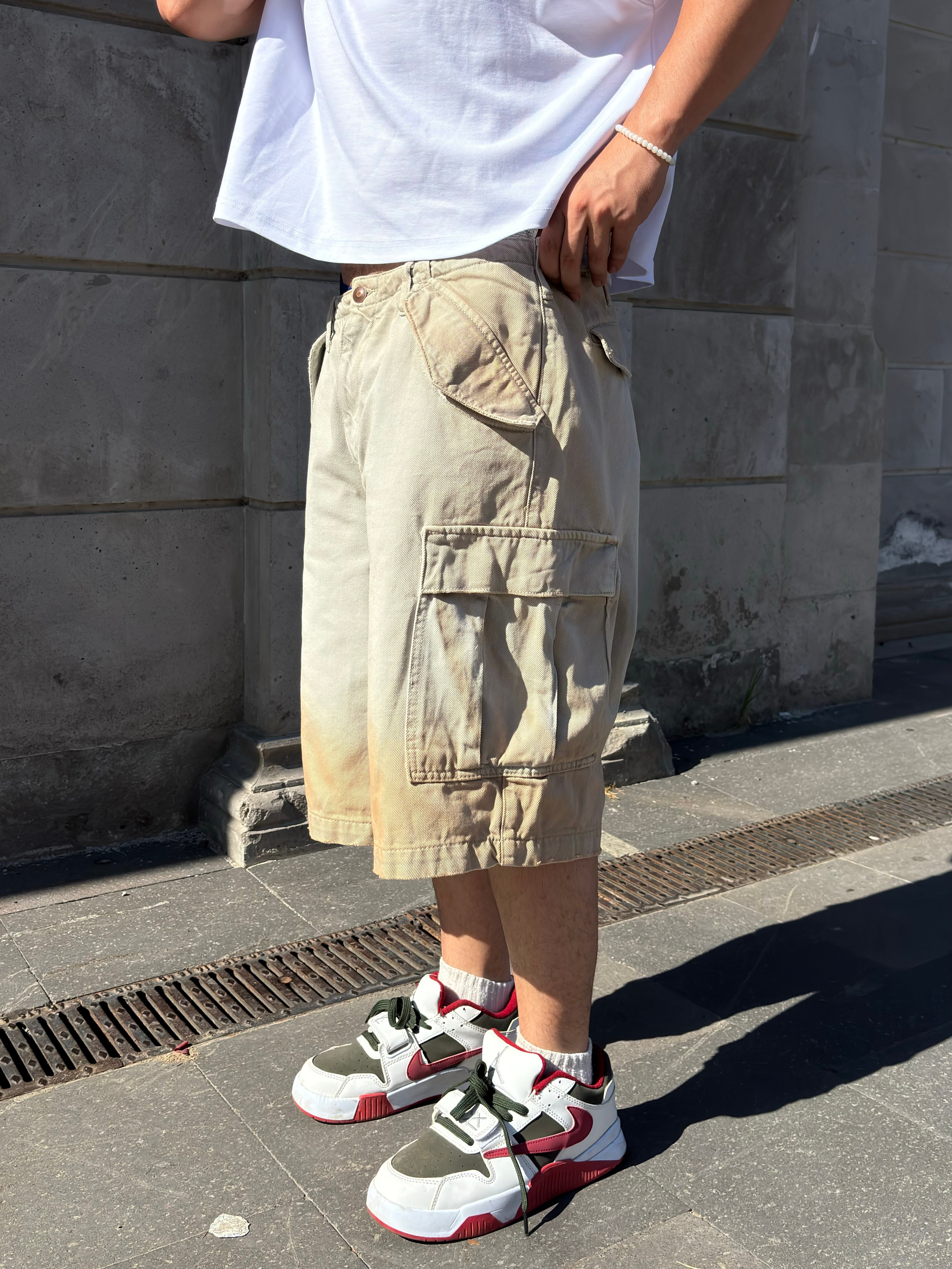 Premium Desert Fade Cargo Jorts
