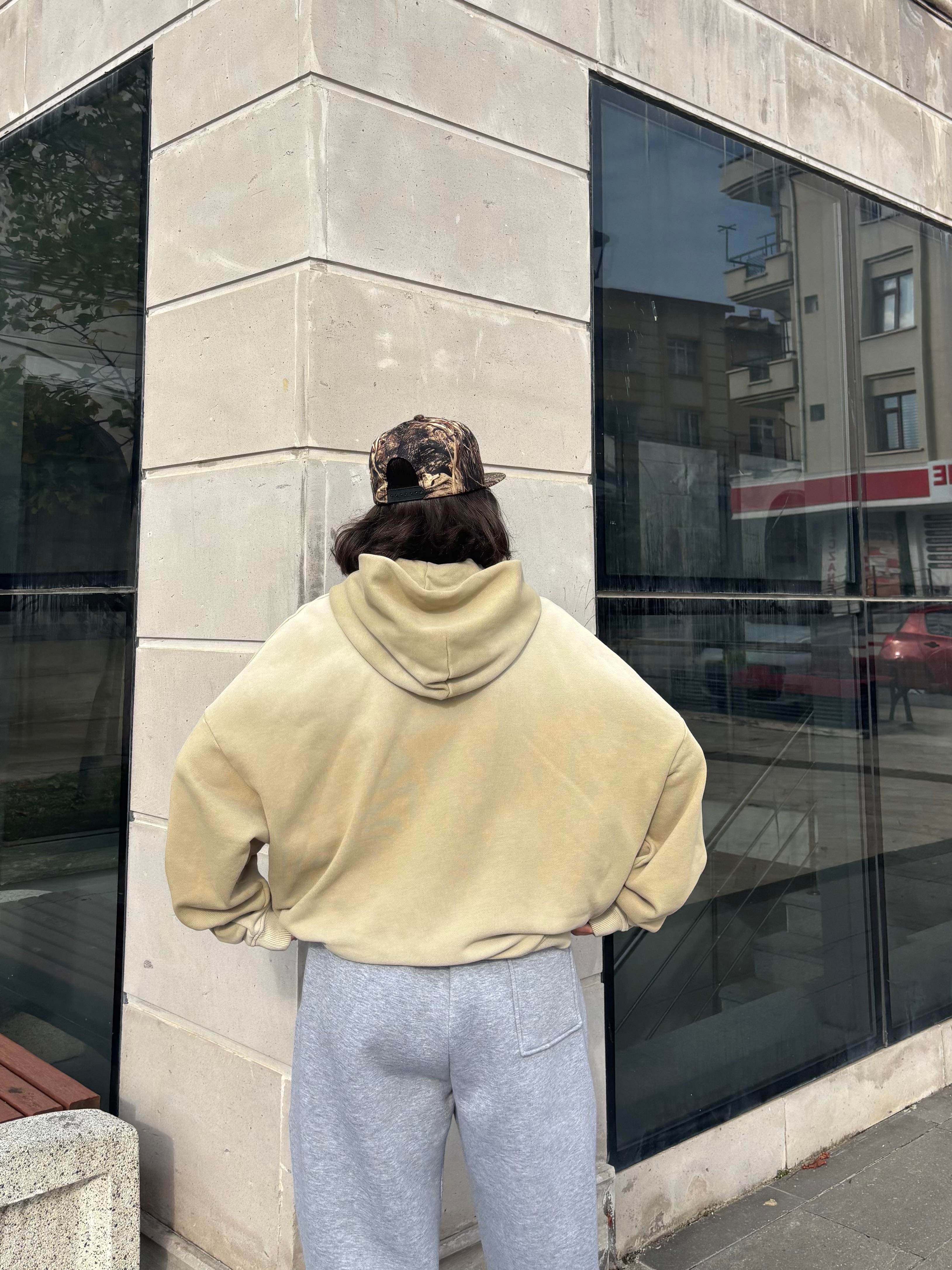 Premium Desert Tone Faded Zip Hoodie