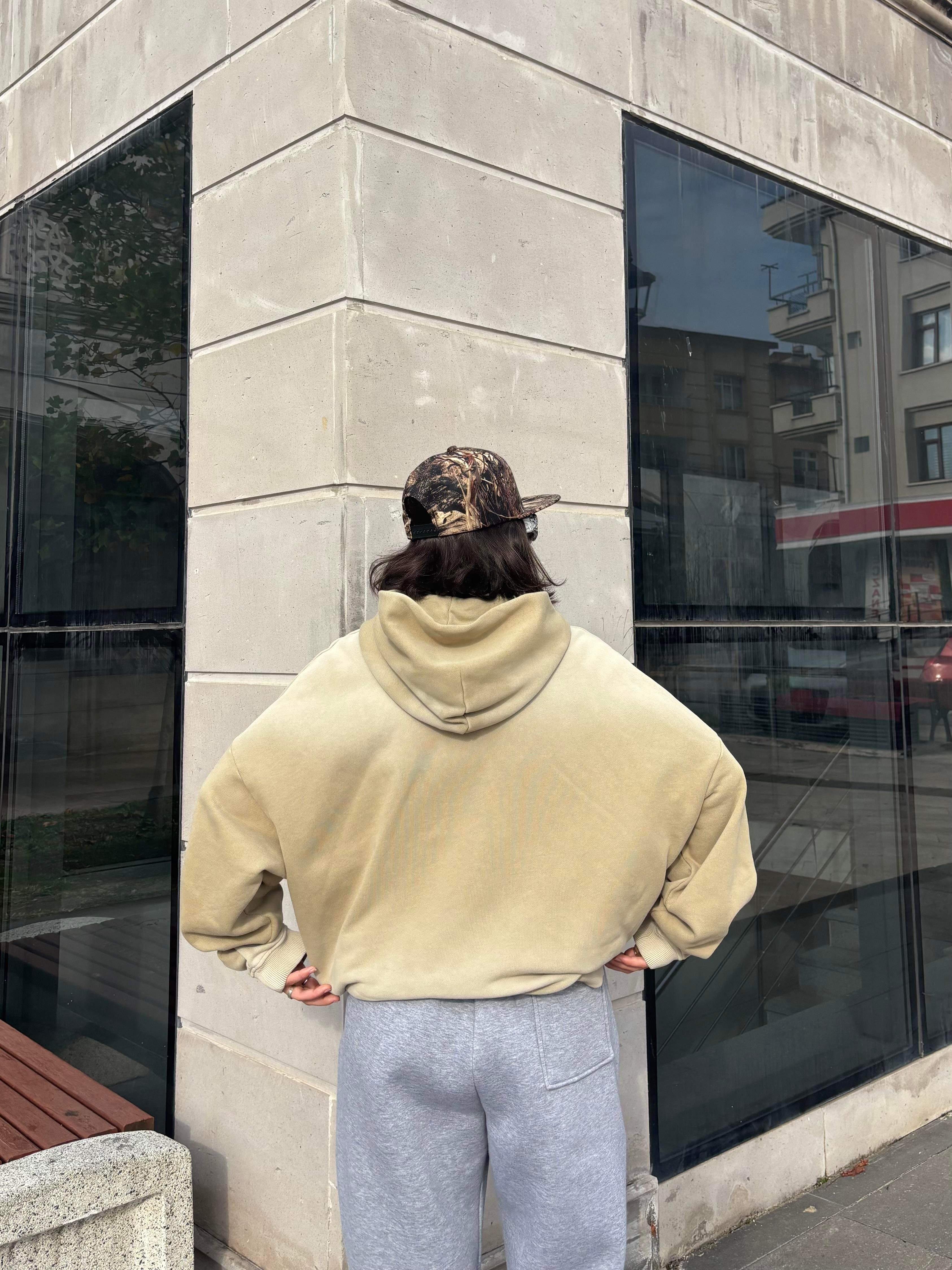 Premium Desert Tone Faded Zip Hoodie