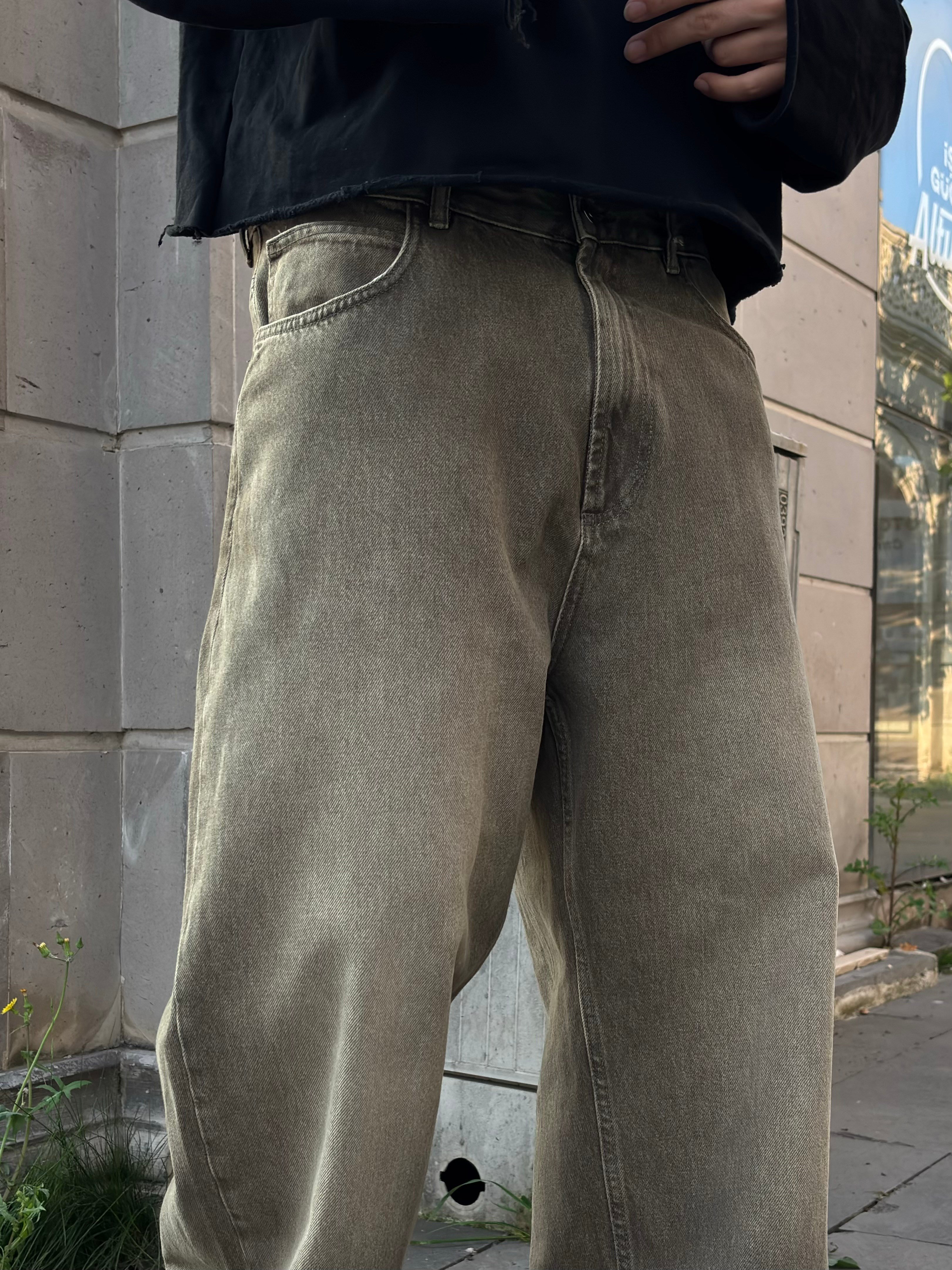 Premium Desert Wash Baggy Denim Jean