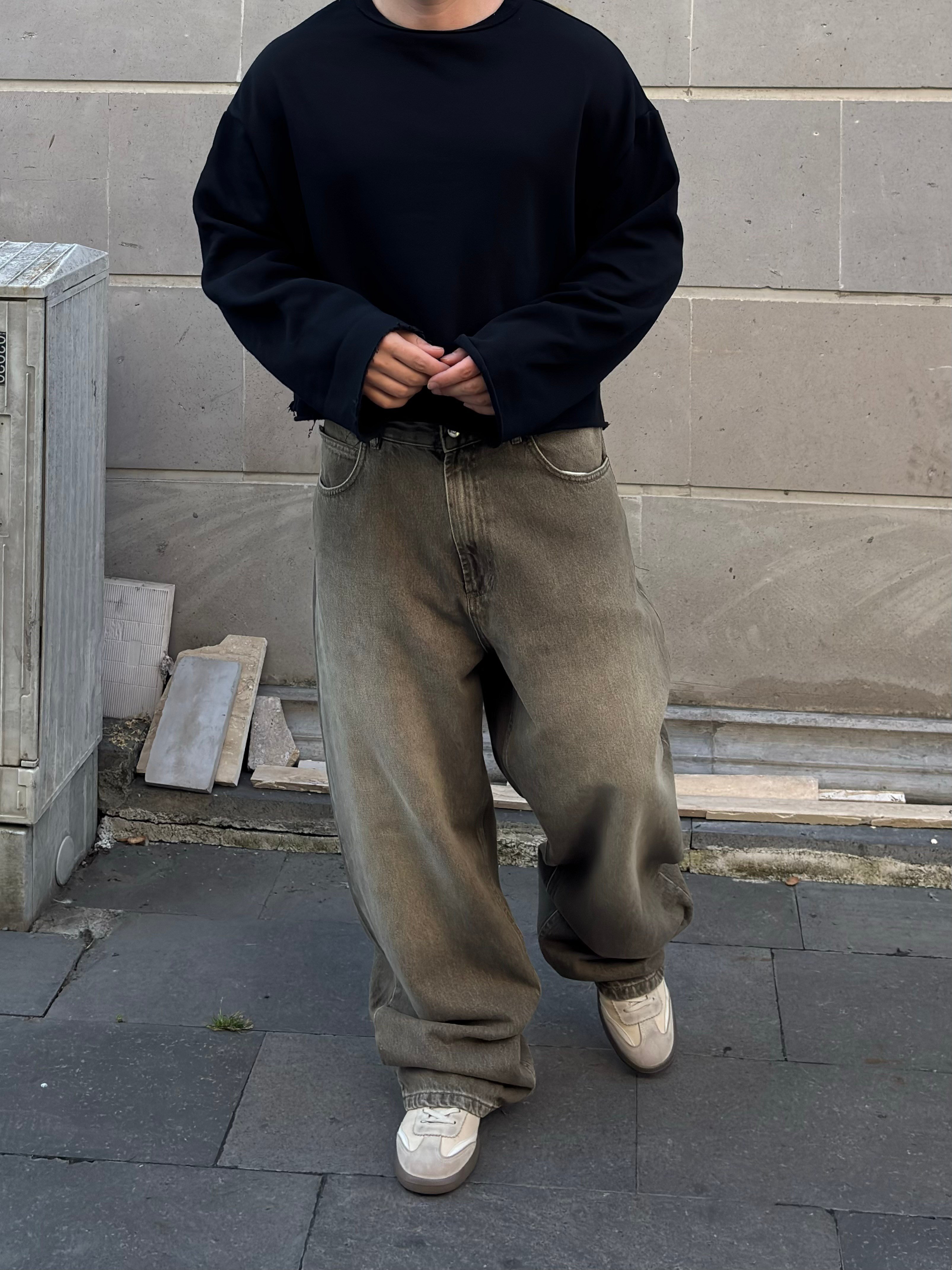 Premium Desert Wash Baggy Denim Jean