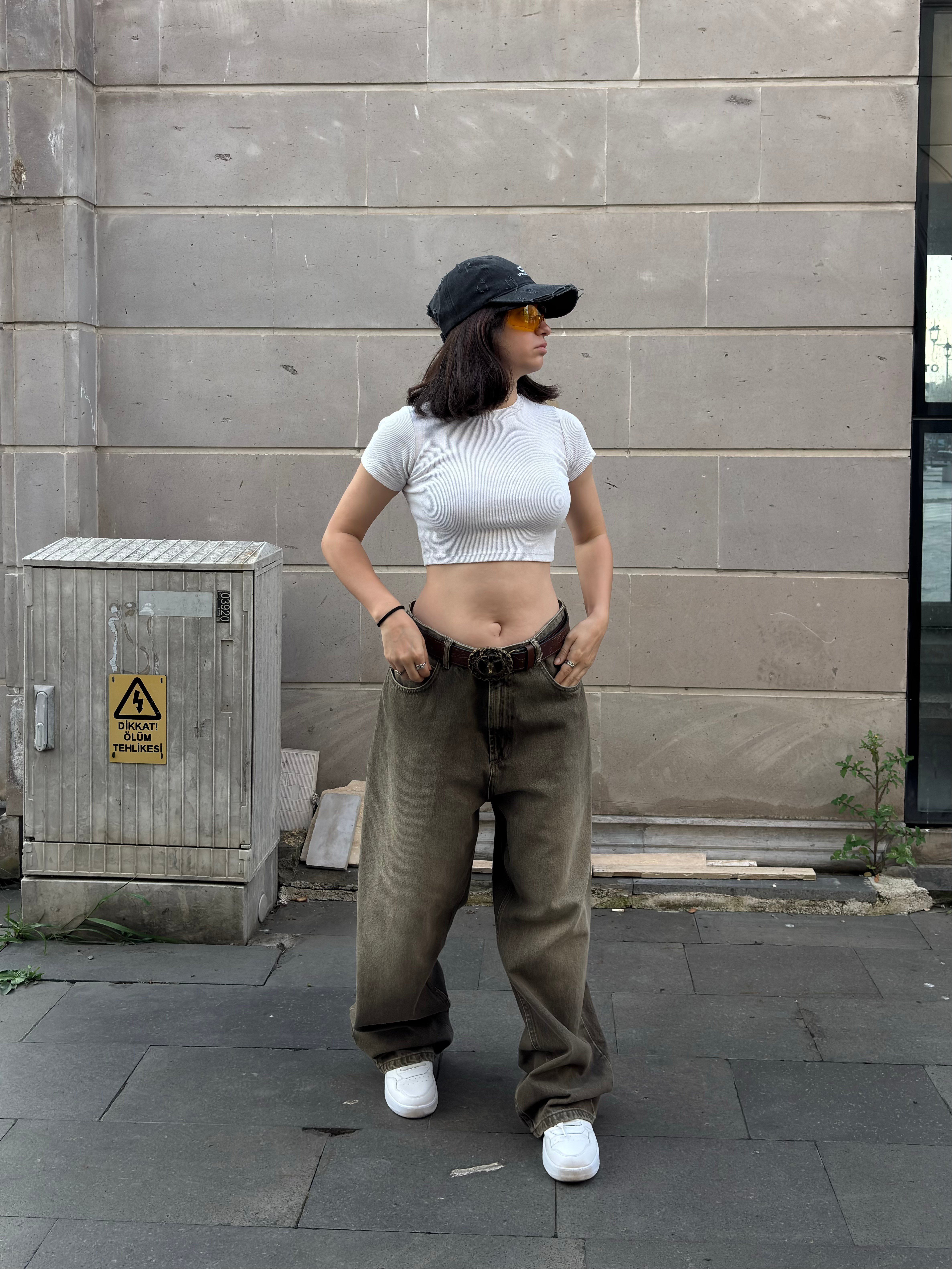 Premium Desert Wash Baggy Denim Jean