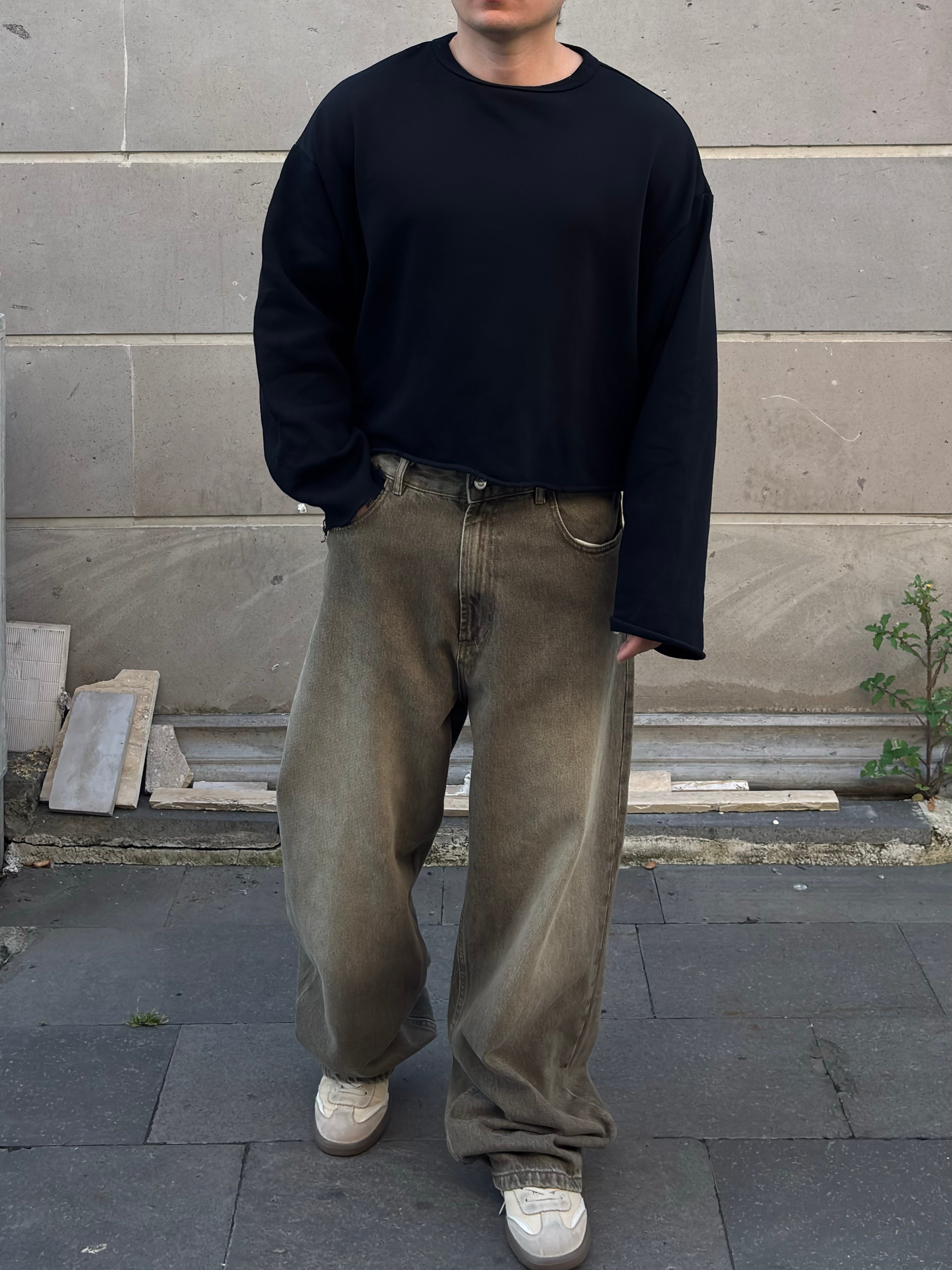 Premium Desert Wash Baggy Denim Jean