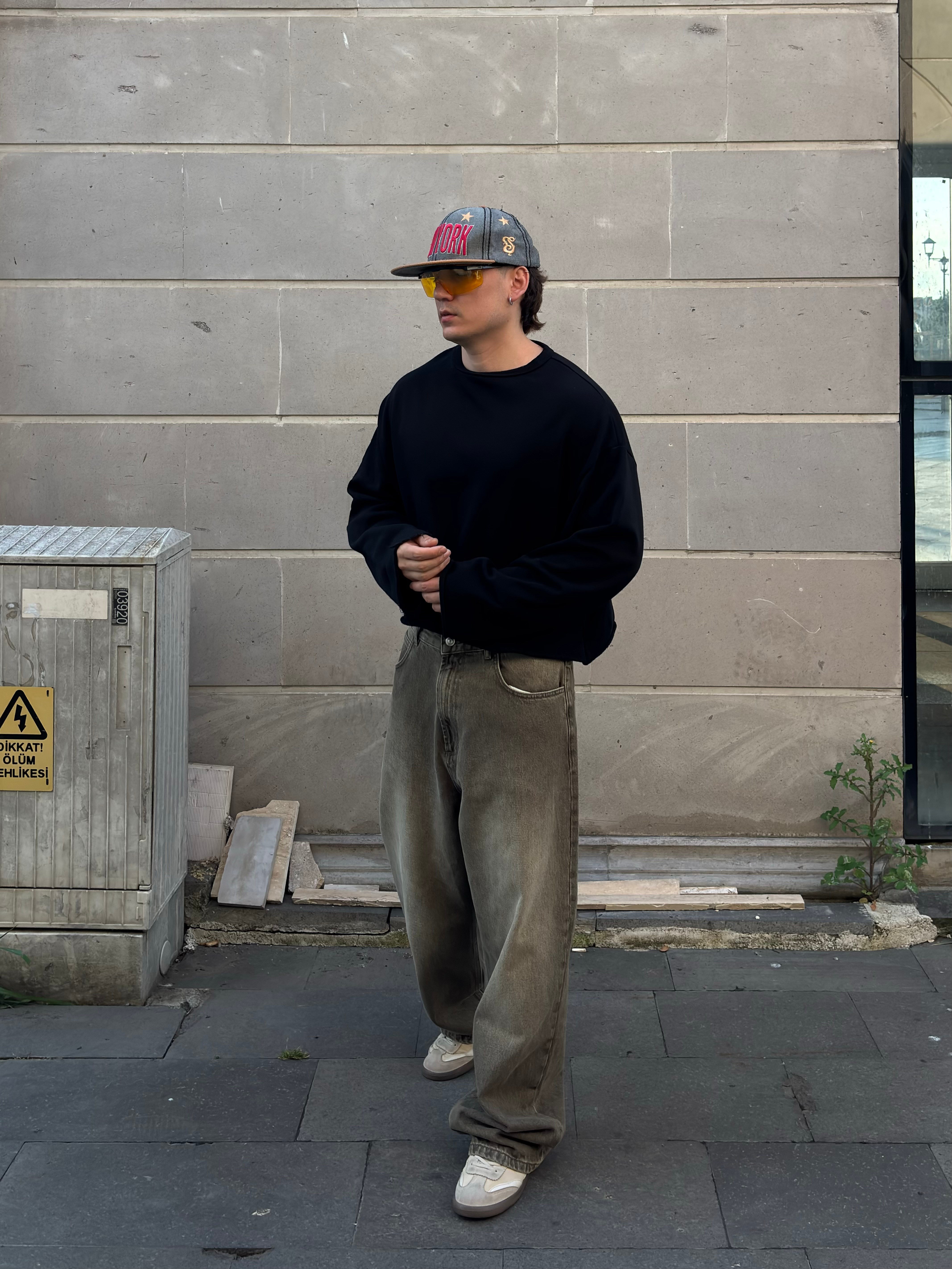 Premium Desert Wash Baggy Denim Jean