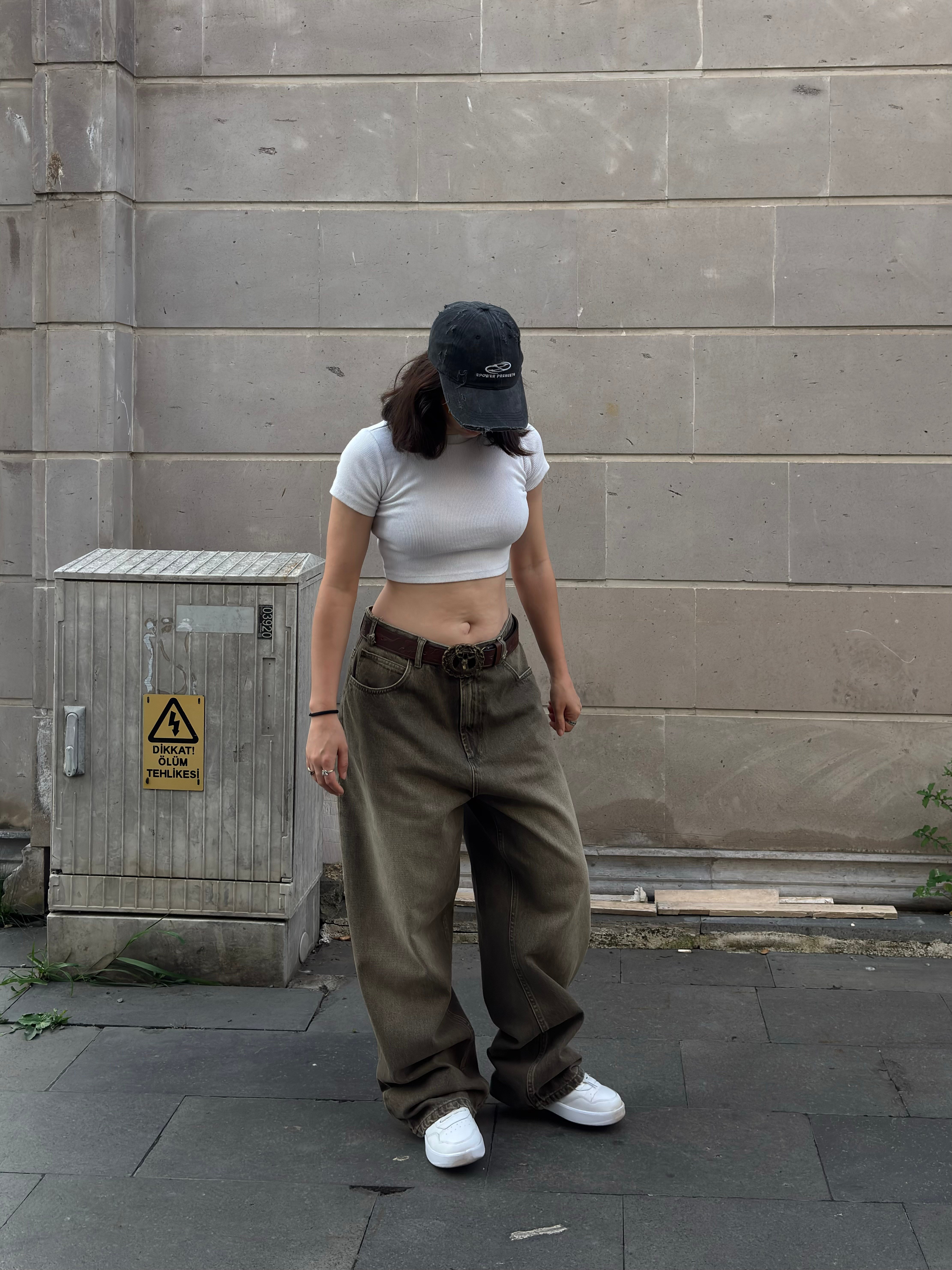 Premium Desert Wash Baggy Denim Jean