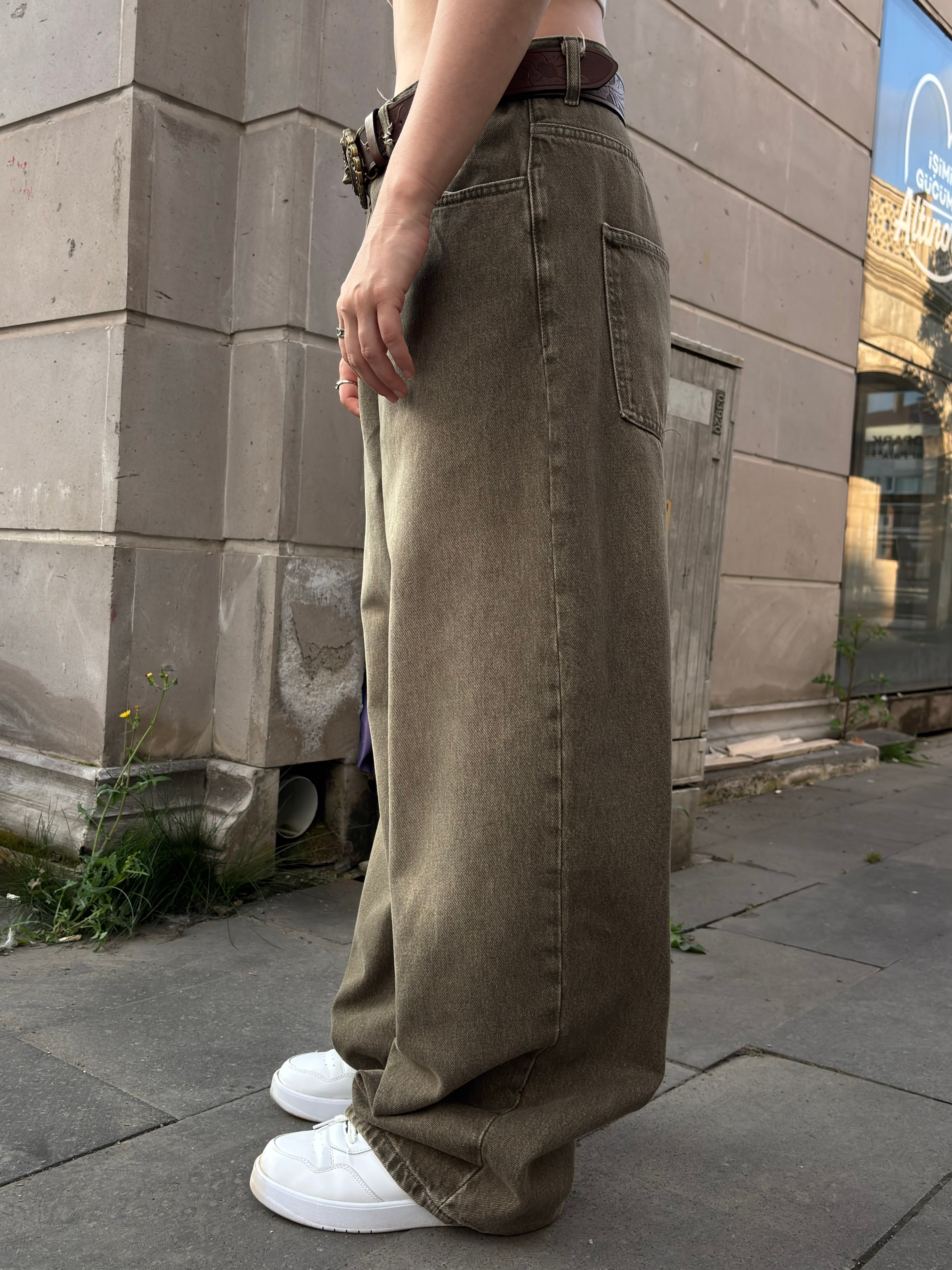 Premium Desert Wash Baggy Denim Jean