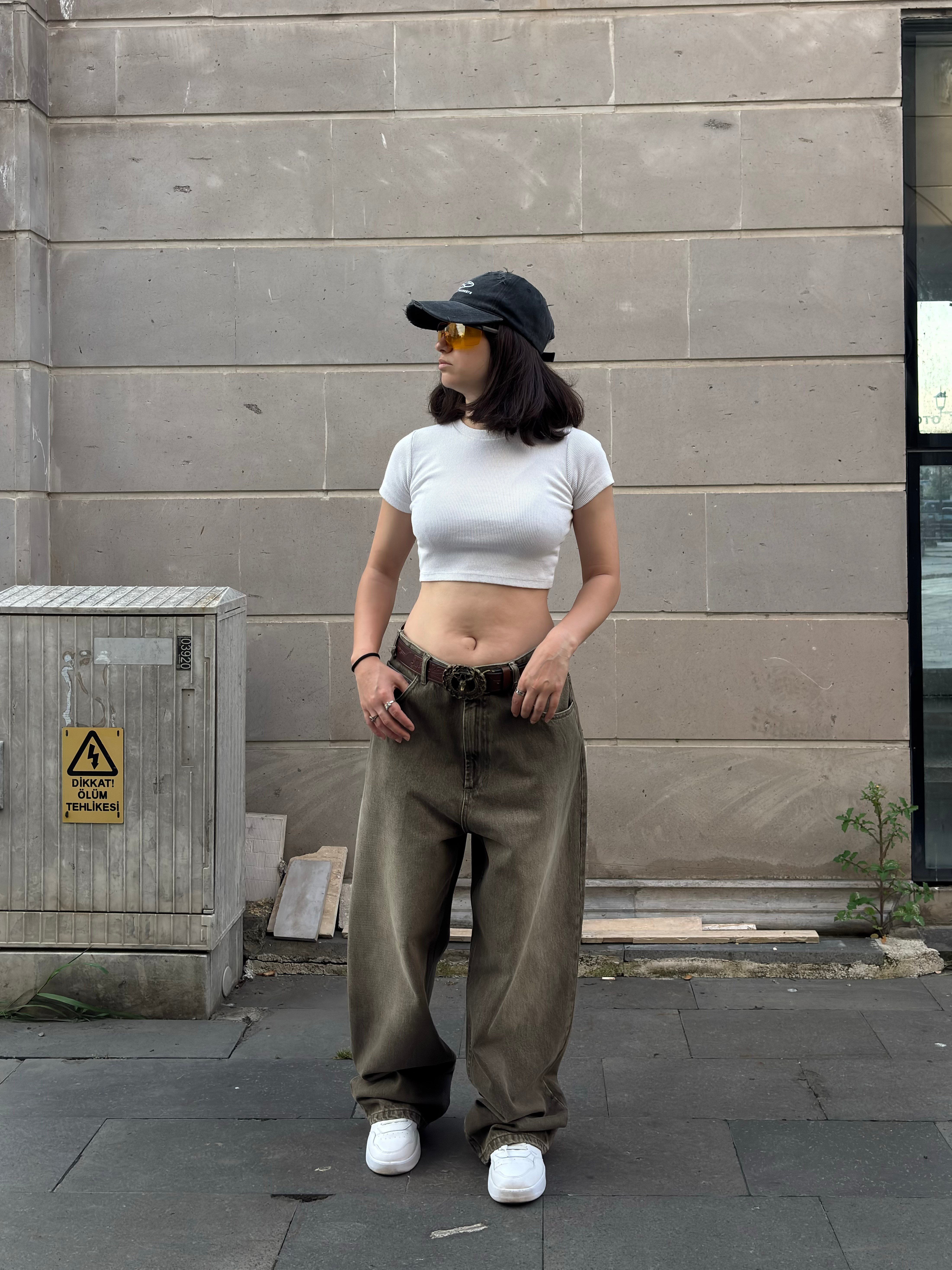 Premium Desert Wash Baggy Denim Jean