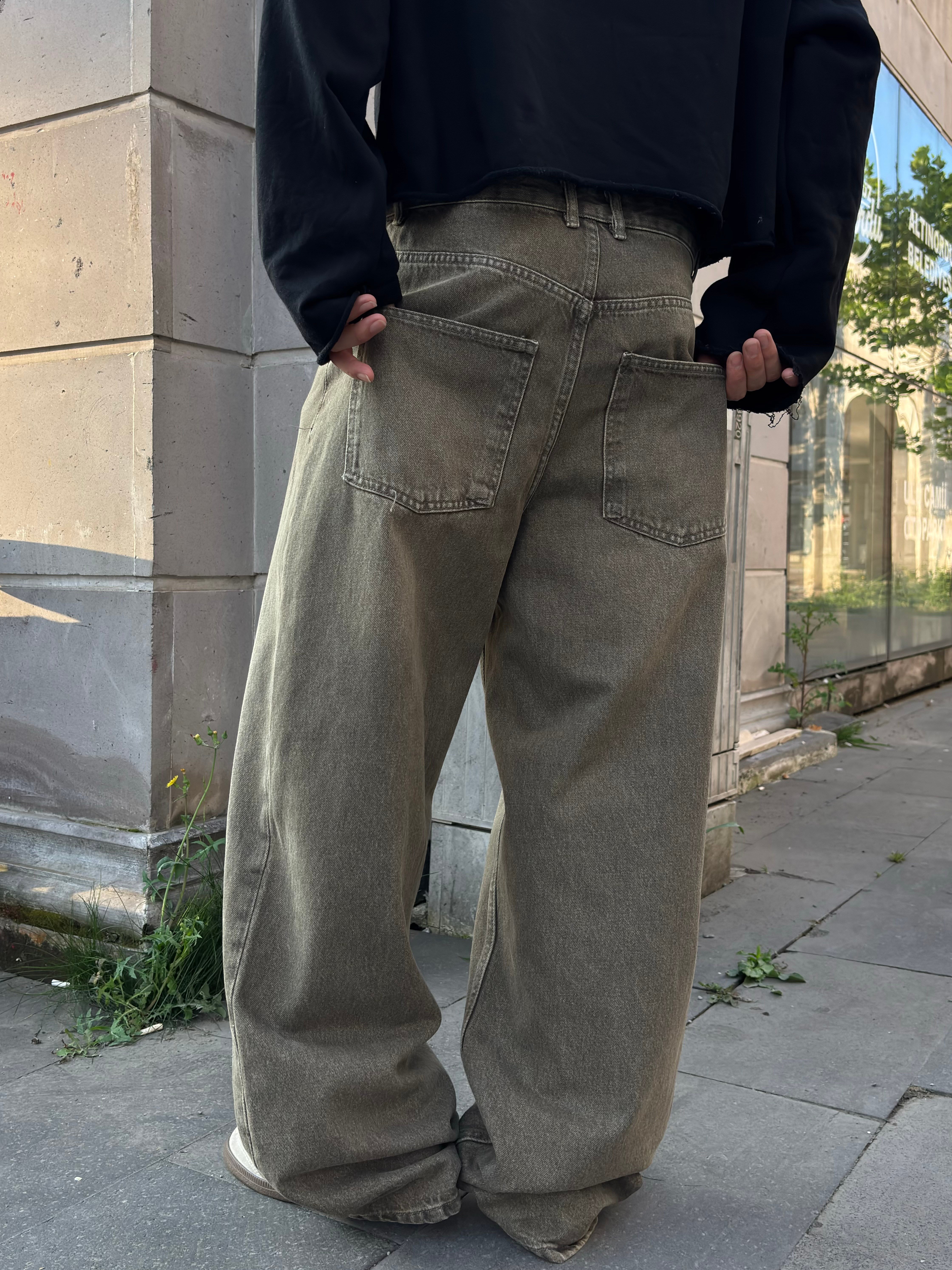 Premium Desert Wash Baggy Denim Jean