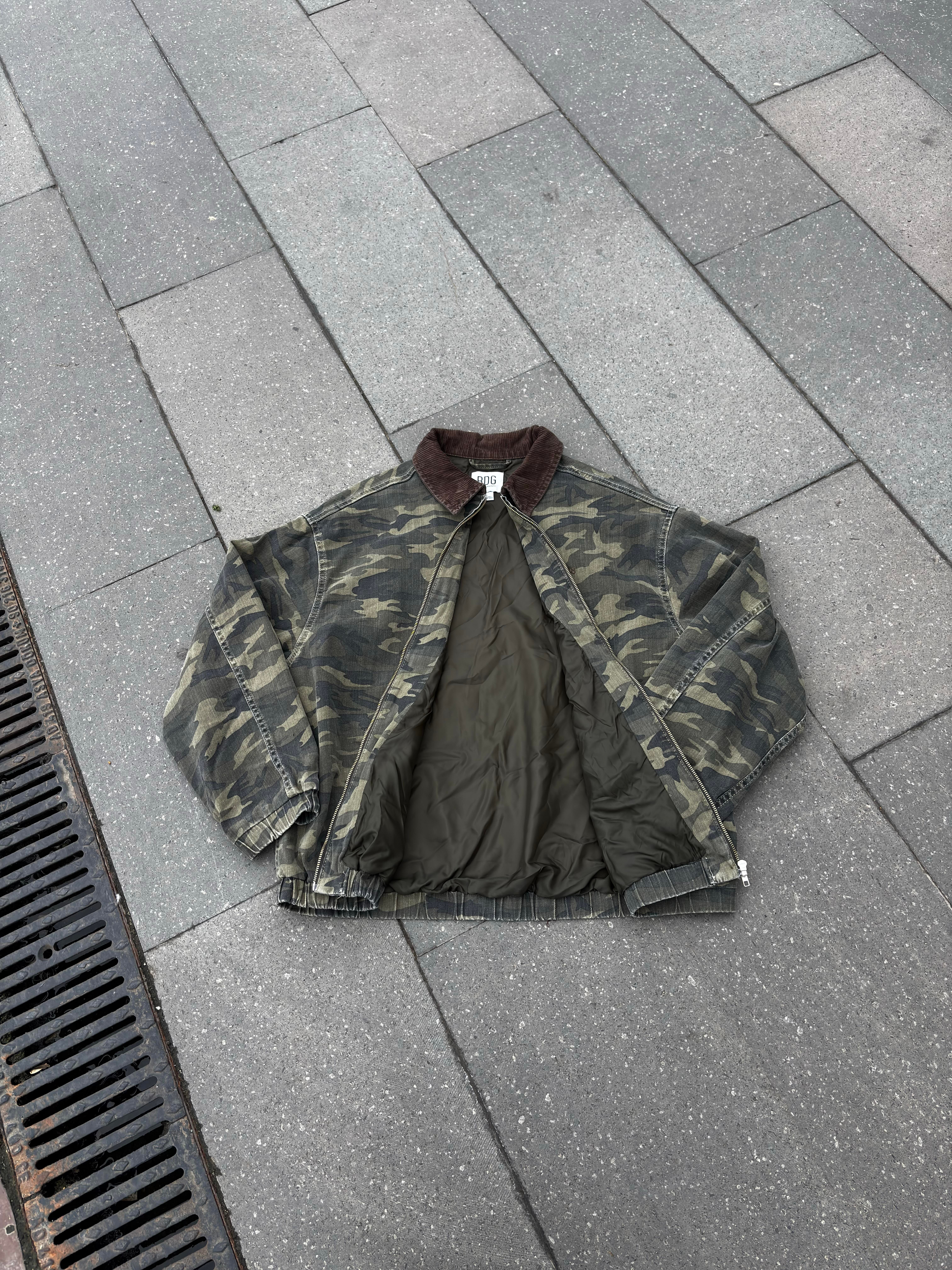 Premium Dex Camo Canvas Workwear Oversized Jacket