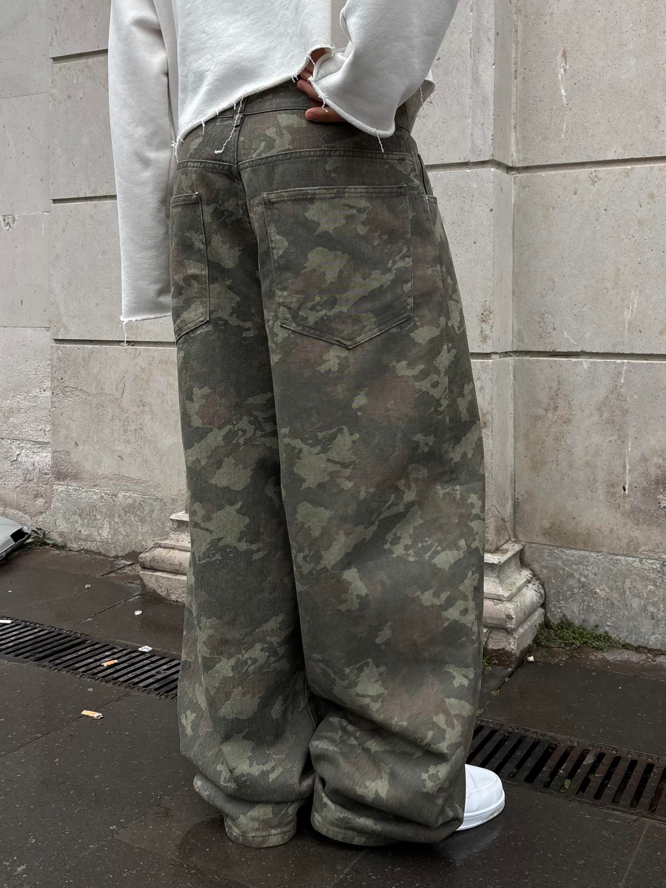 Premium Extreme Baggy Camouflage Jeans