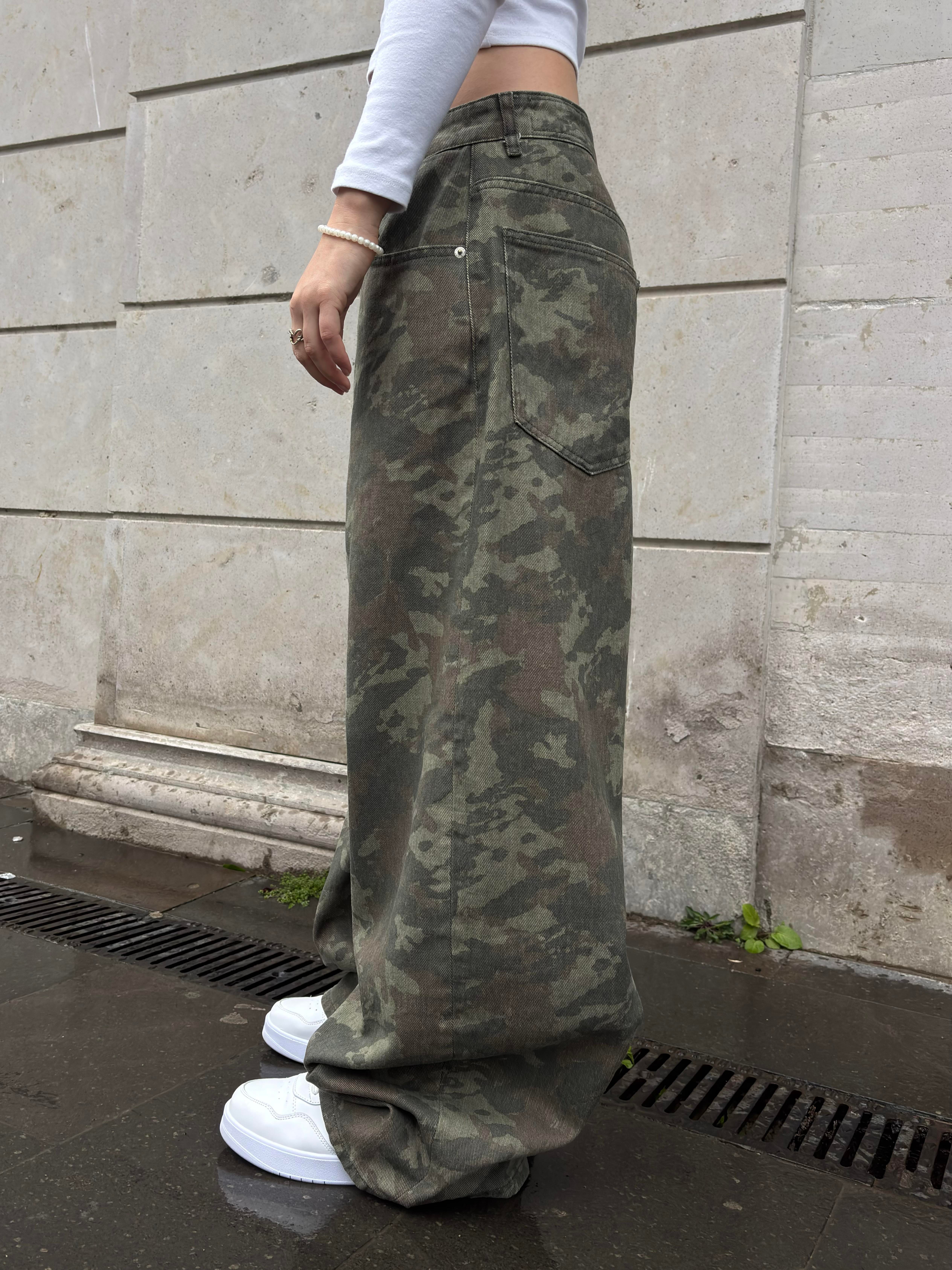 Premium Extreme Baggy Camouflage Jeans