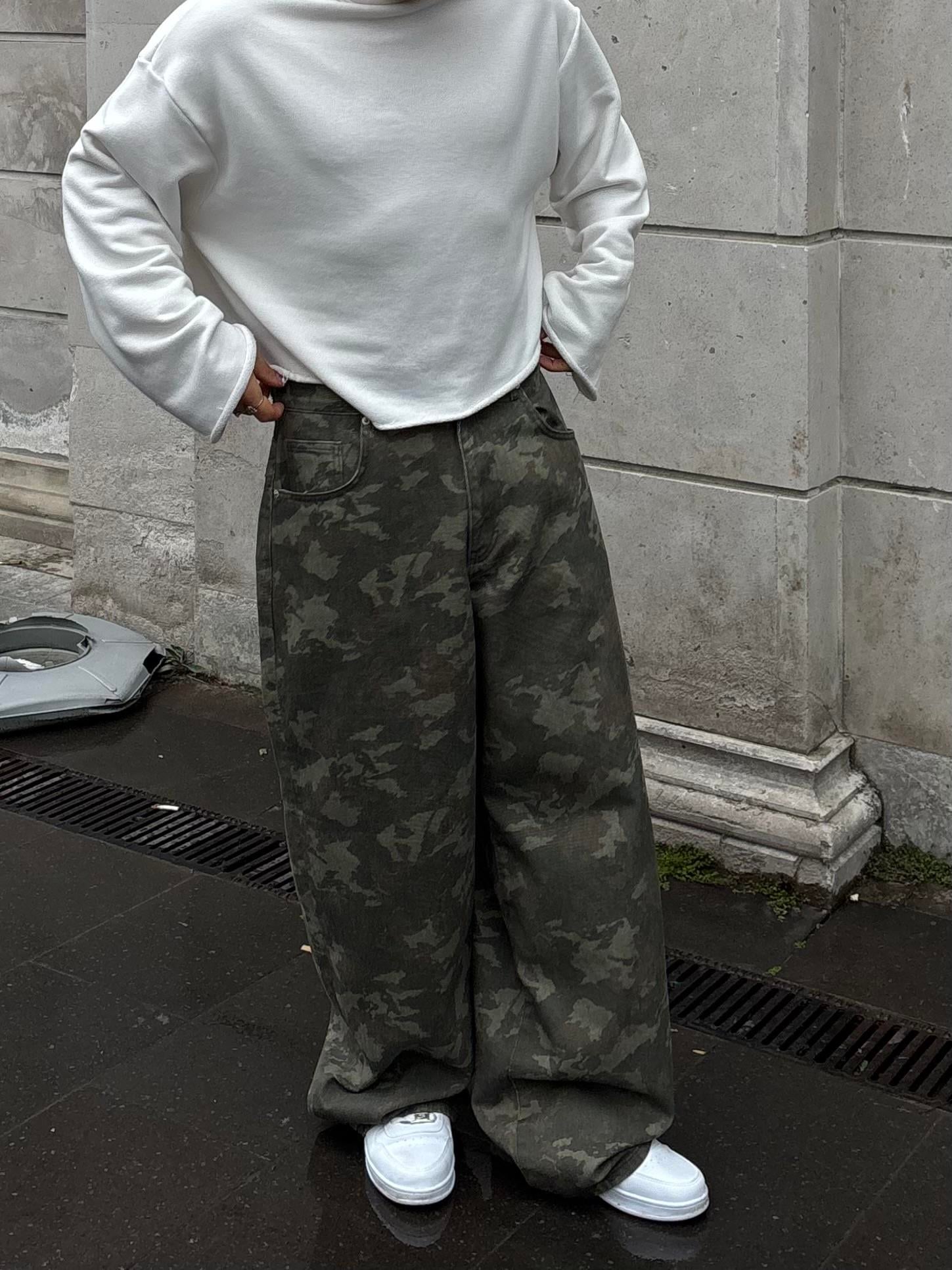 Premium Extreme Baggy Camouflage Jeans
