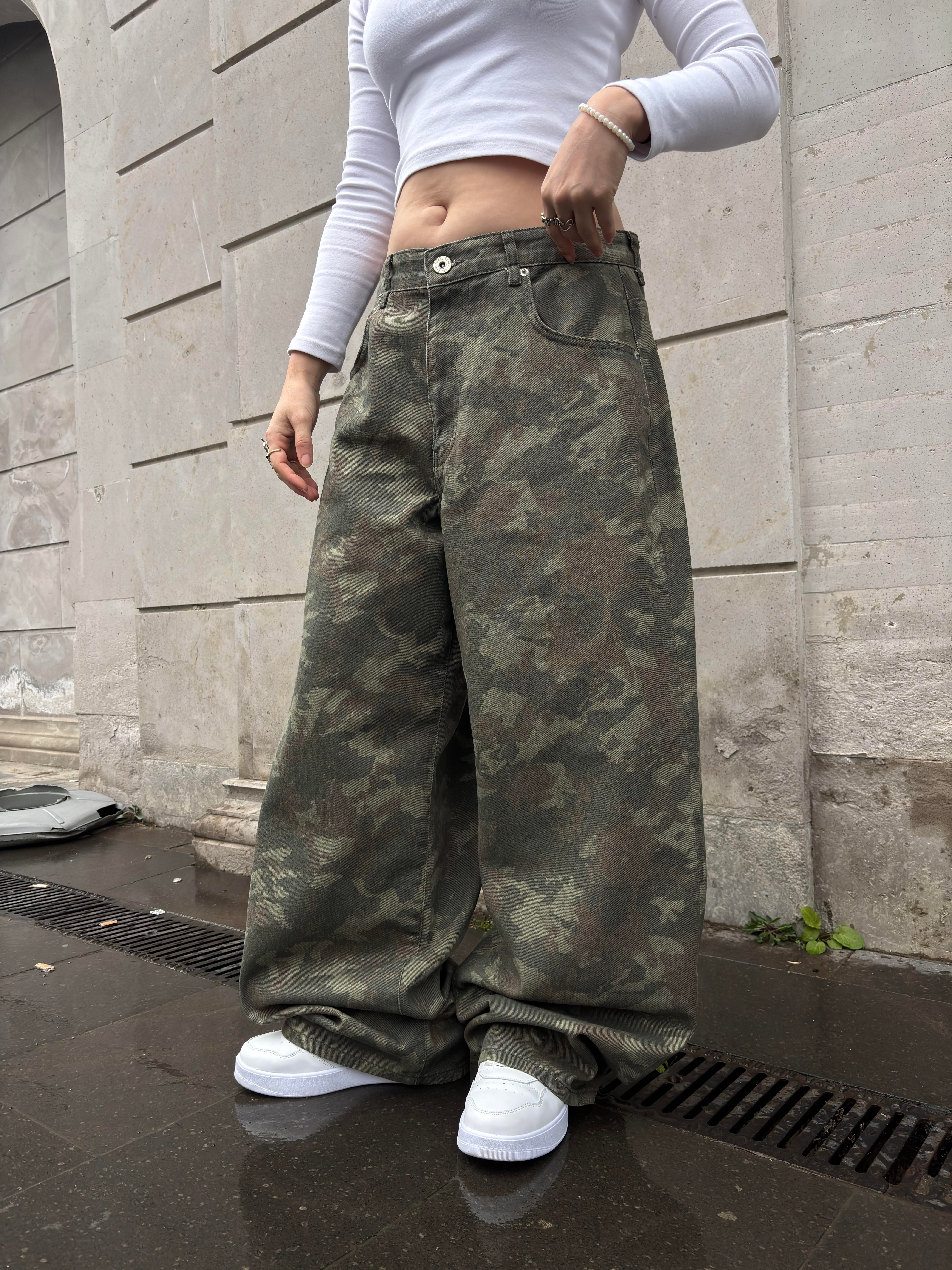 Premium Extreme Baggy Camouflage Jeans