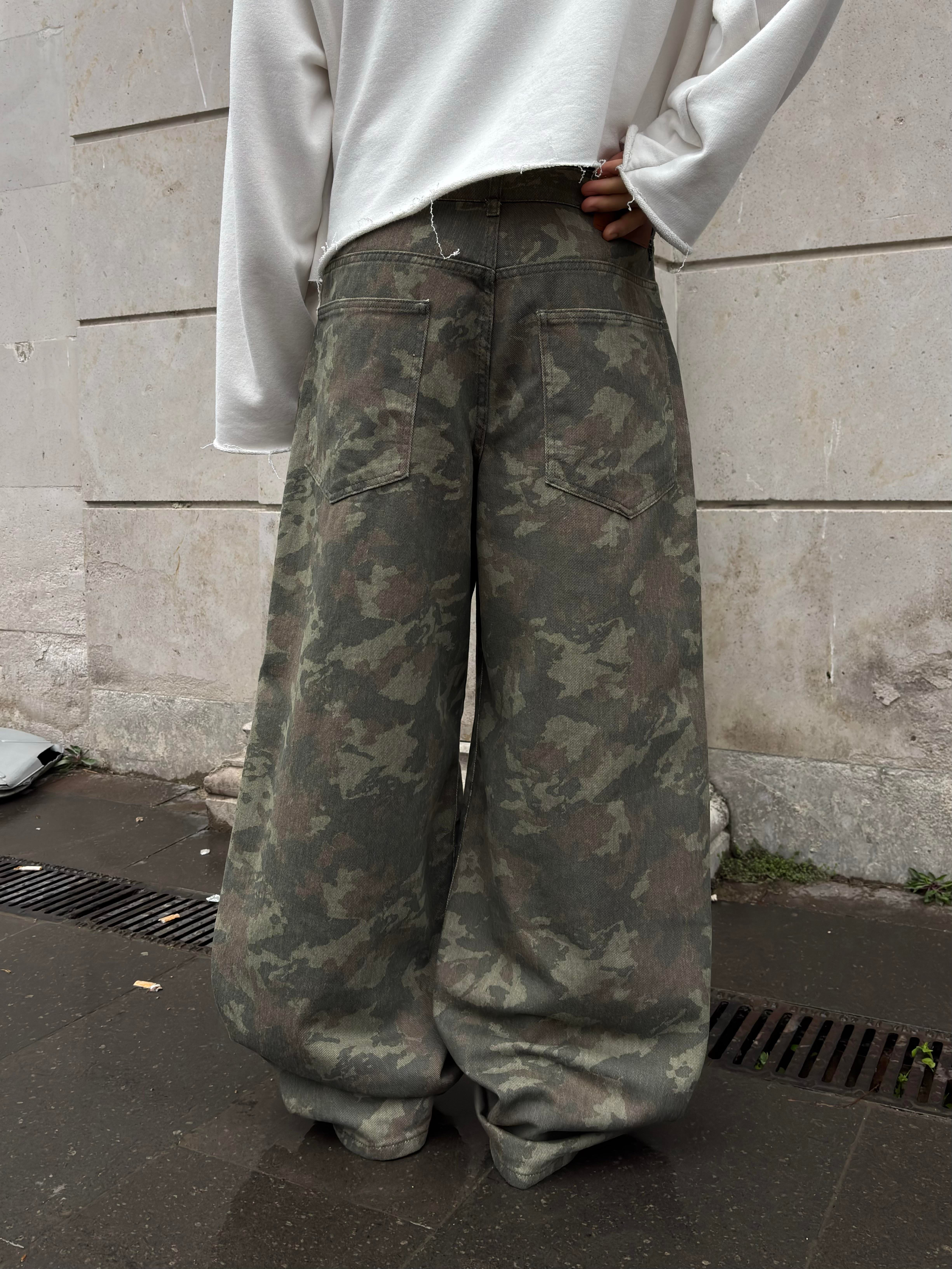 Premium Extreme Baggy Camouflage Jeans