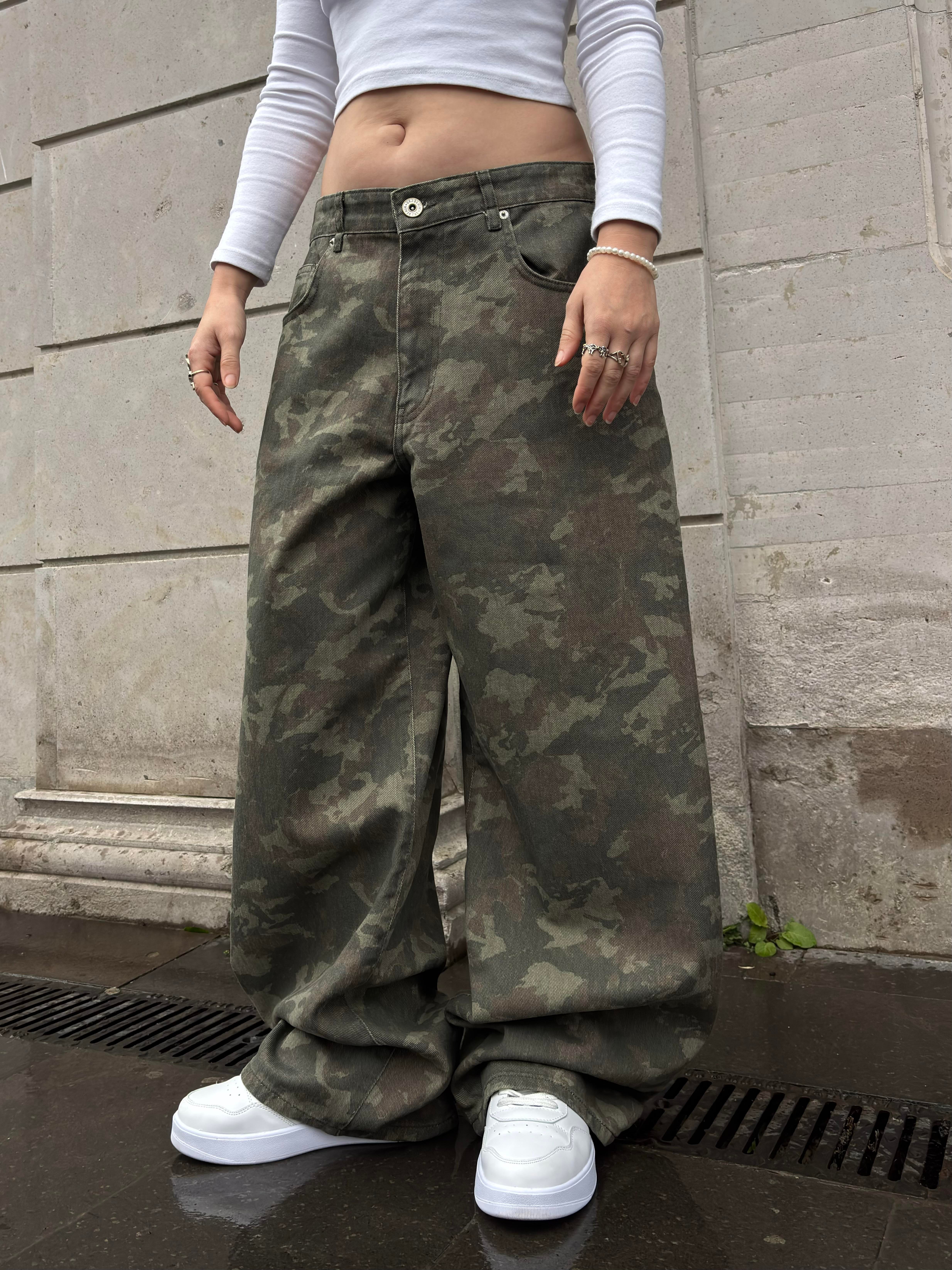 Premium Extreme Baggy Camouflage Jeans