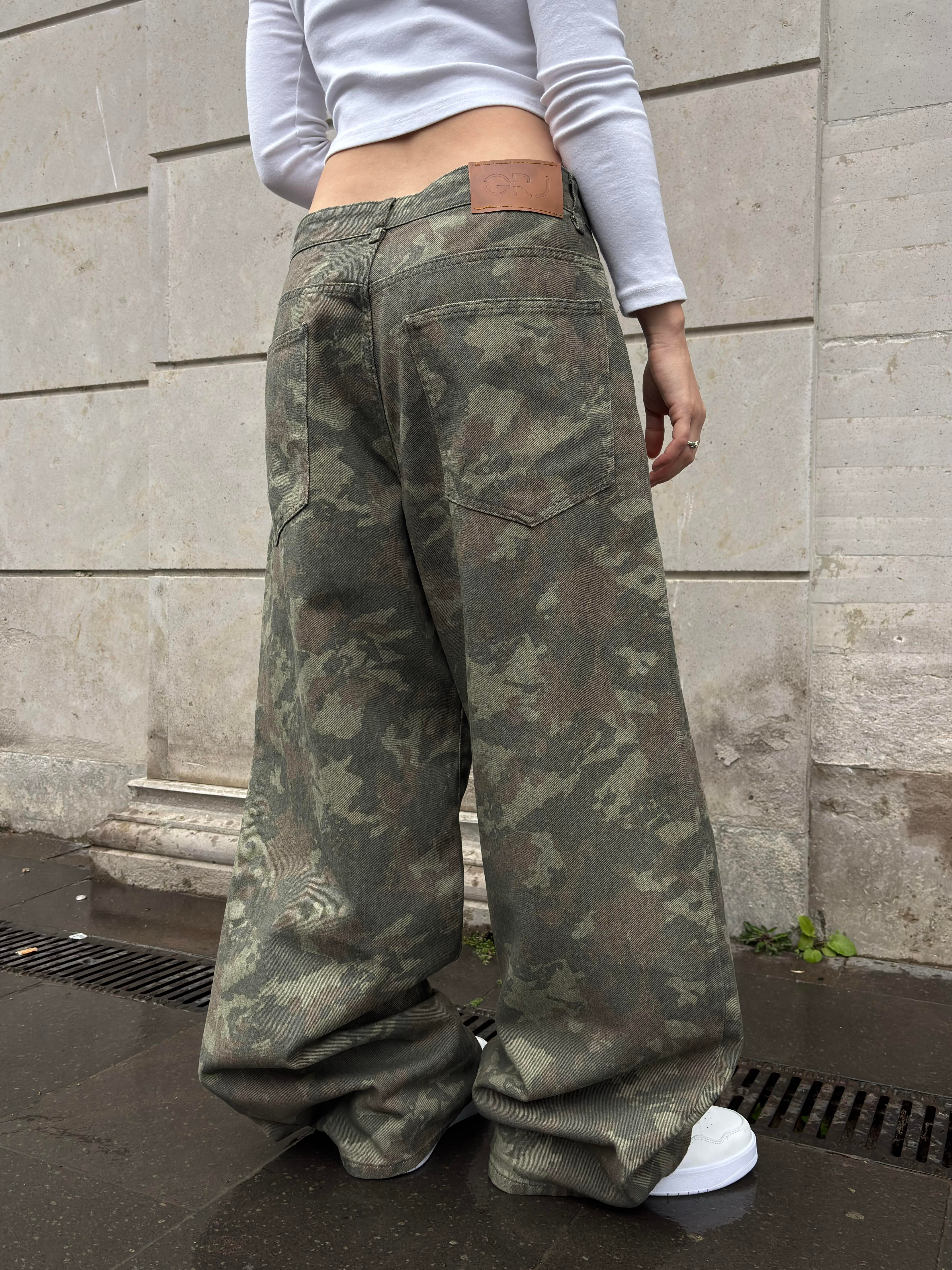 Premium Extreme Baggy Camouflage Jeans