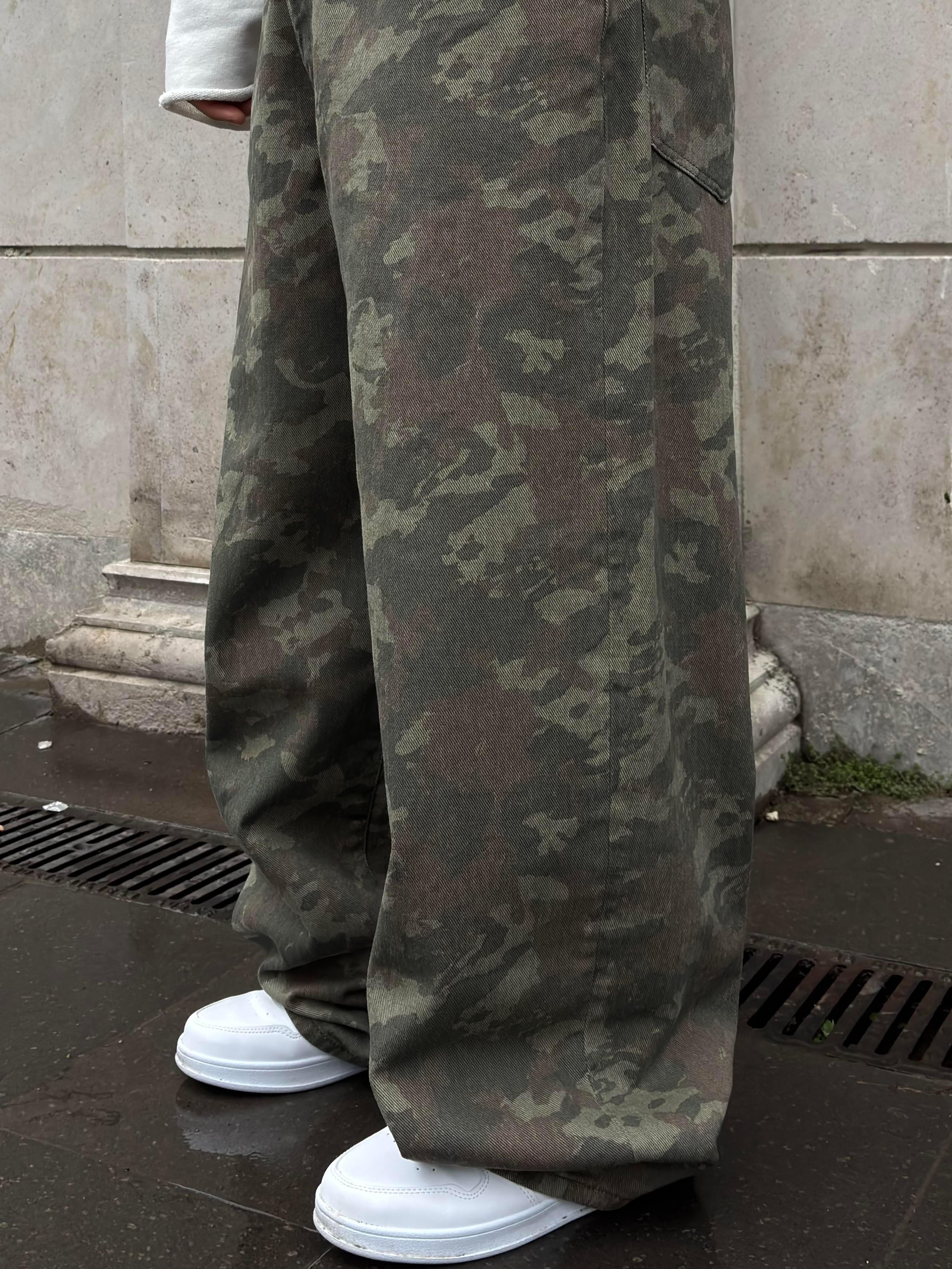 Premium Extreme Baggy Camouflage Jeans