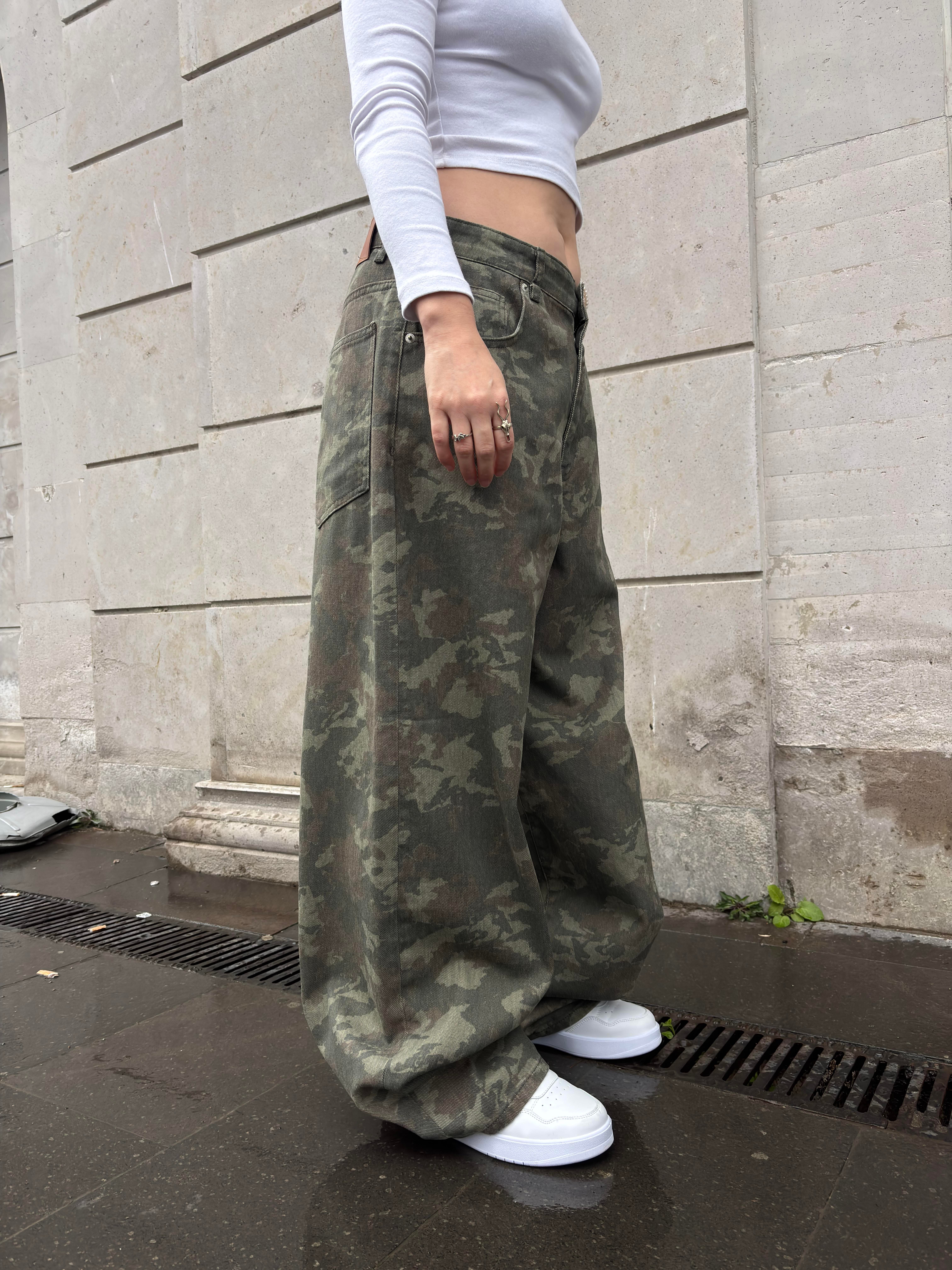 Premium Extreme Baggy Camouflage Jeans