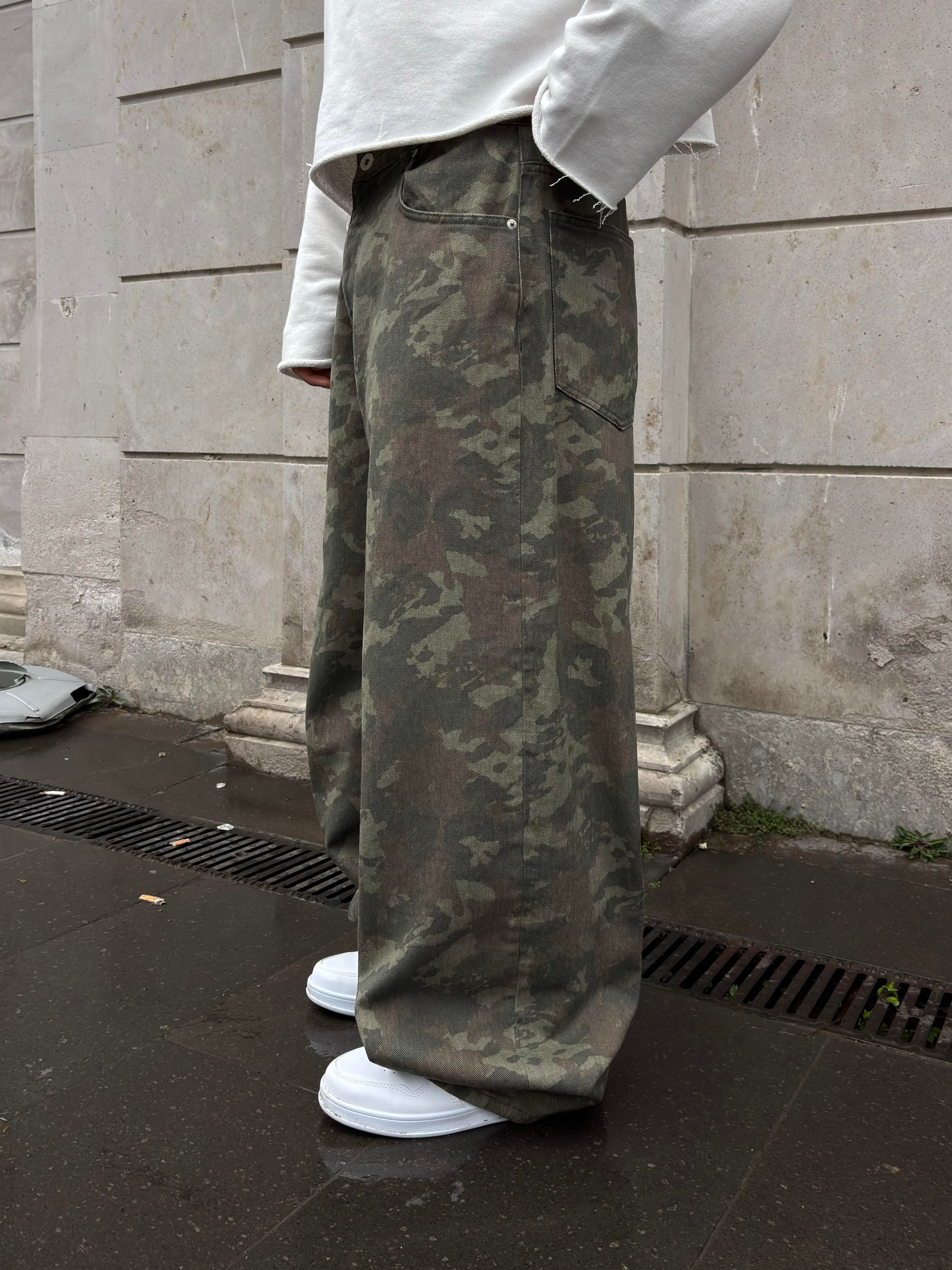 Premium Extreme Baggy Camouflage Jeans