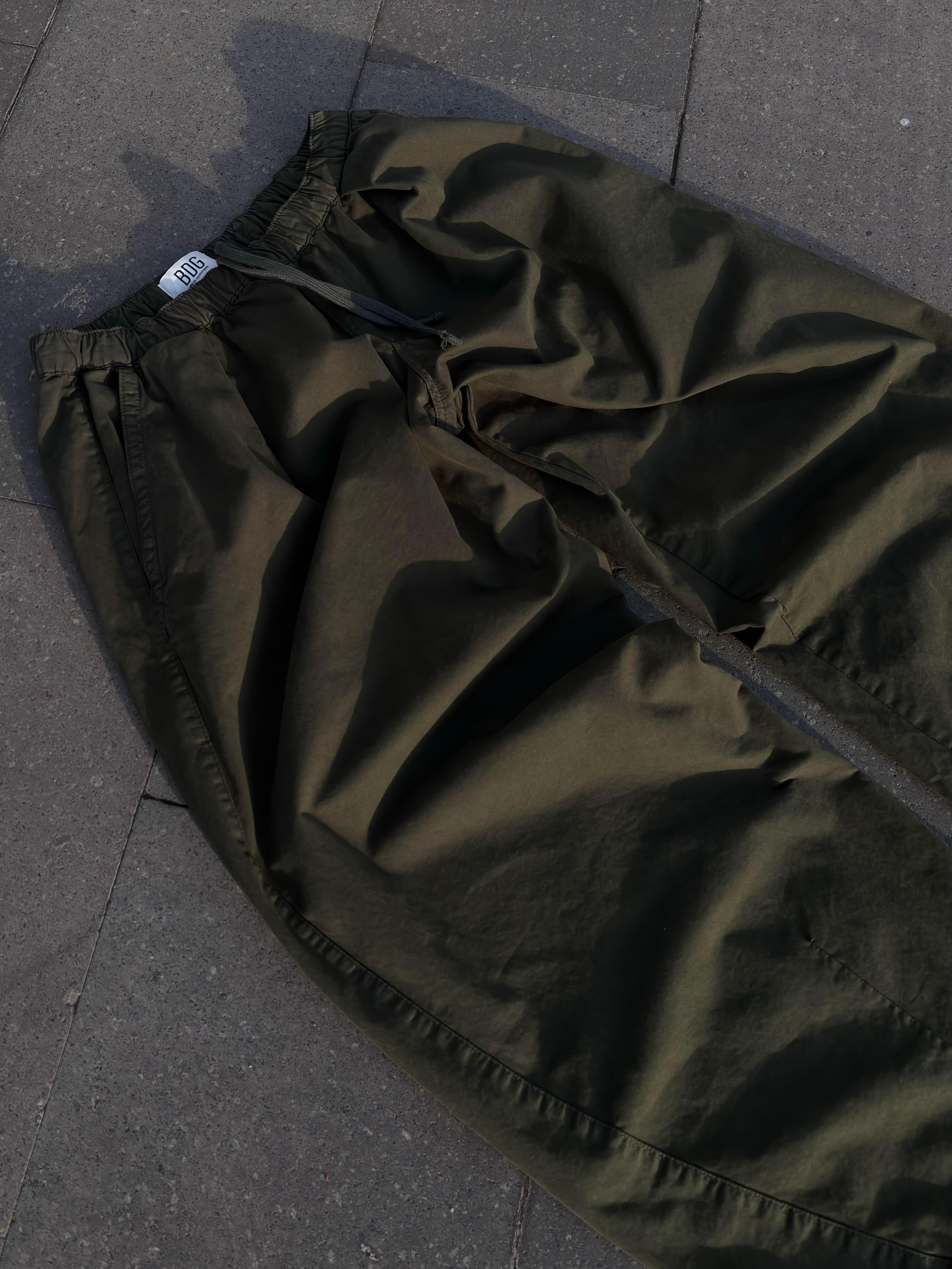 Premium Green Bobbi Baggy Cocoon Pants