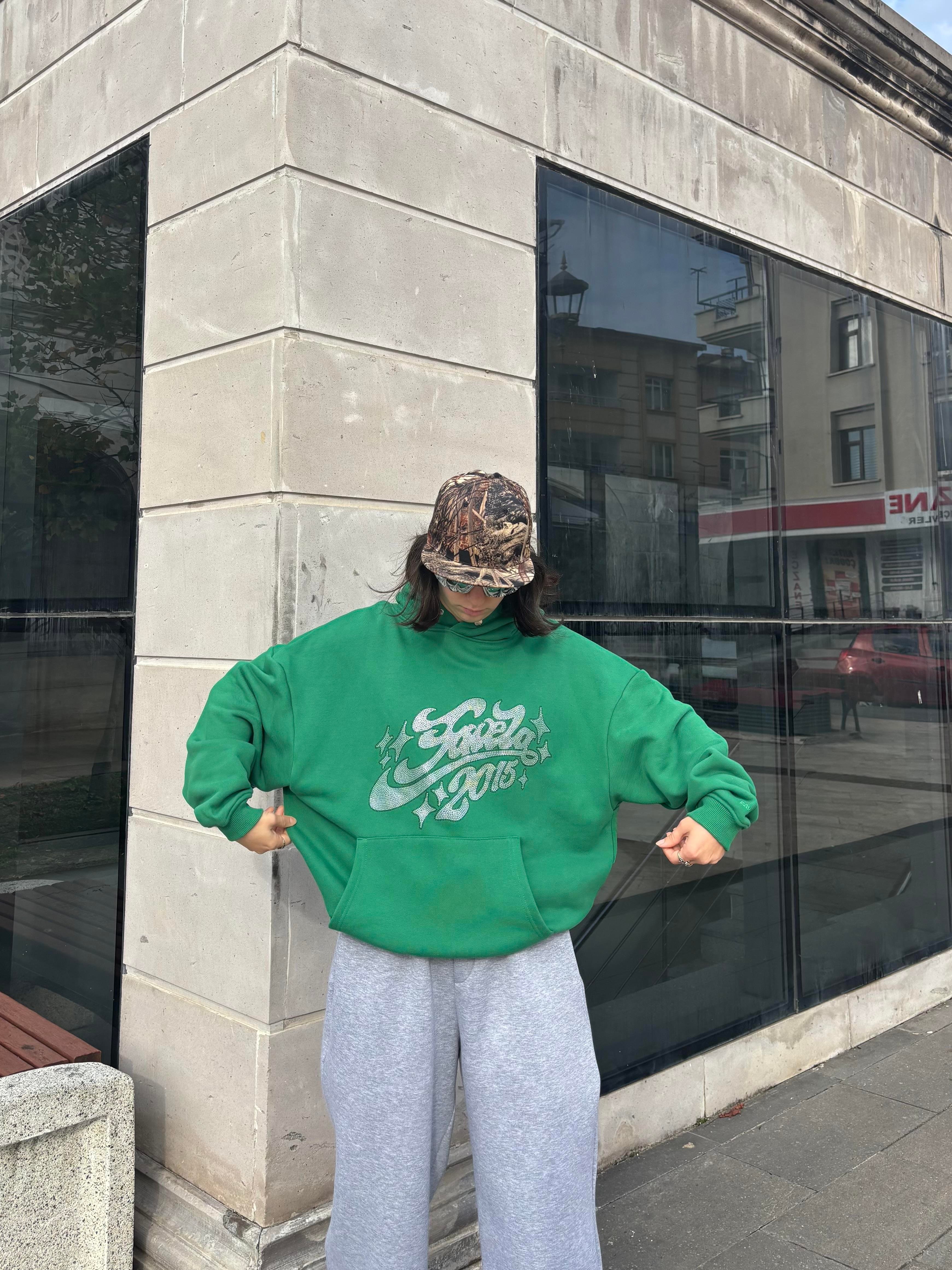 Premium Green Tone Heavyweight Hoodie