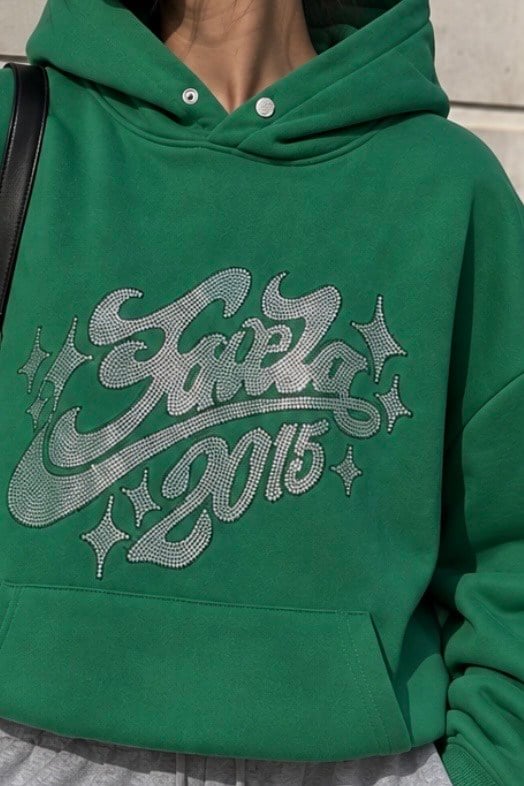 Premium Green Tone Heavyweight Hoodie