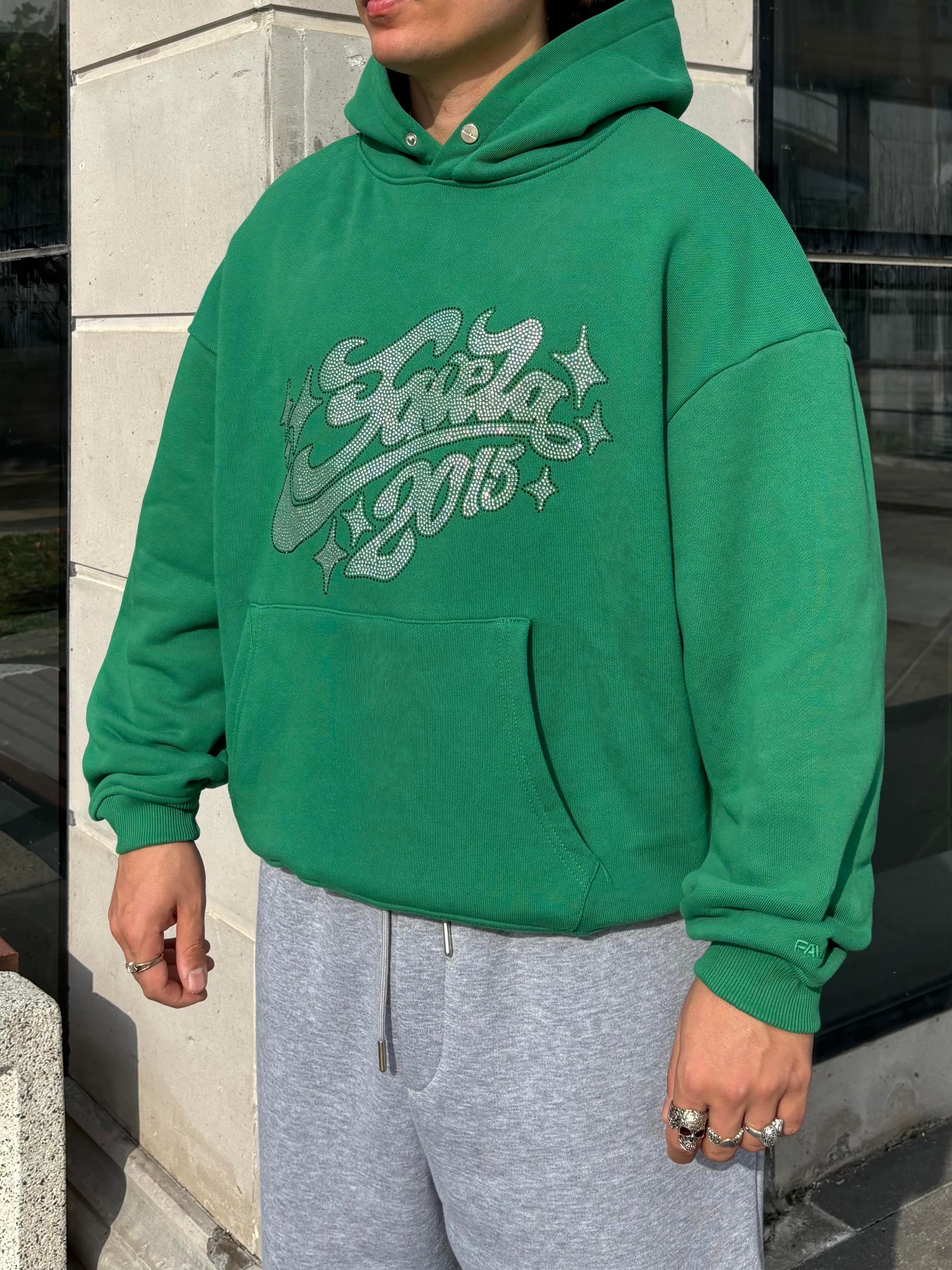 Premium Green Tone Heavyweight Hoodie