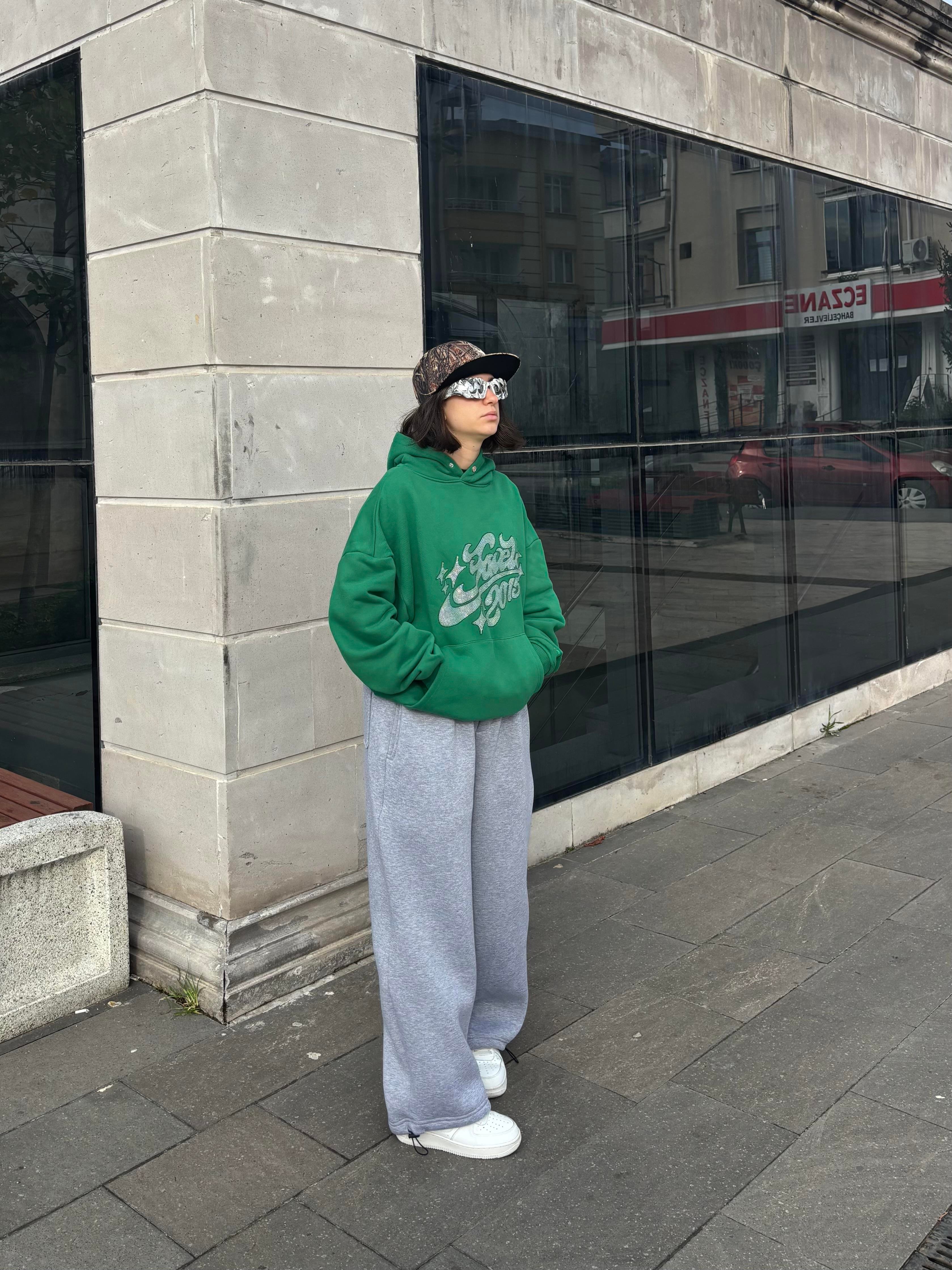 Premium Green Tone Heavyweight Hoodie