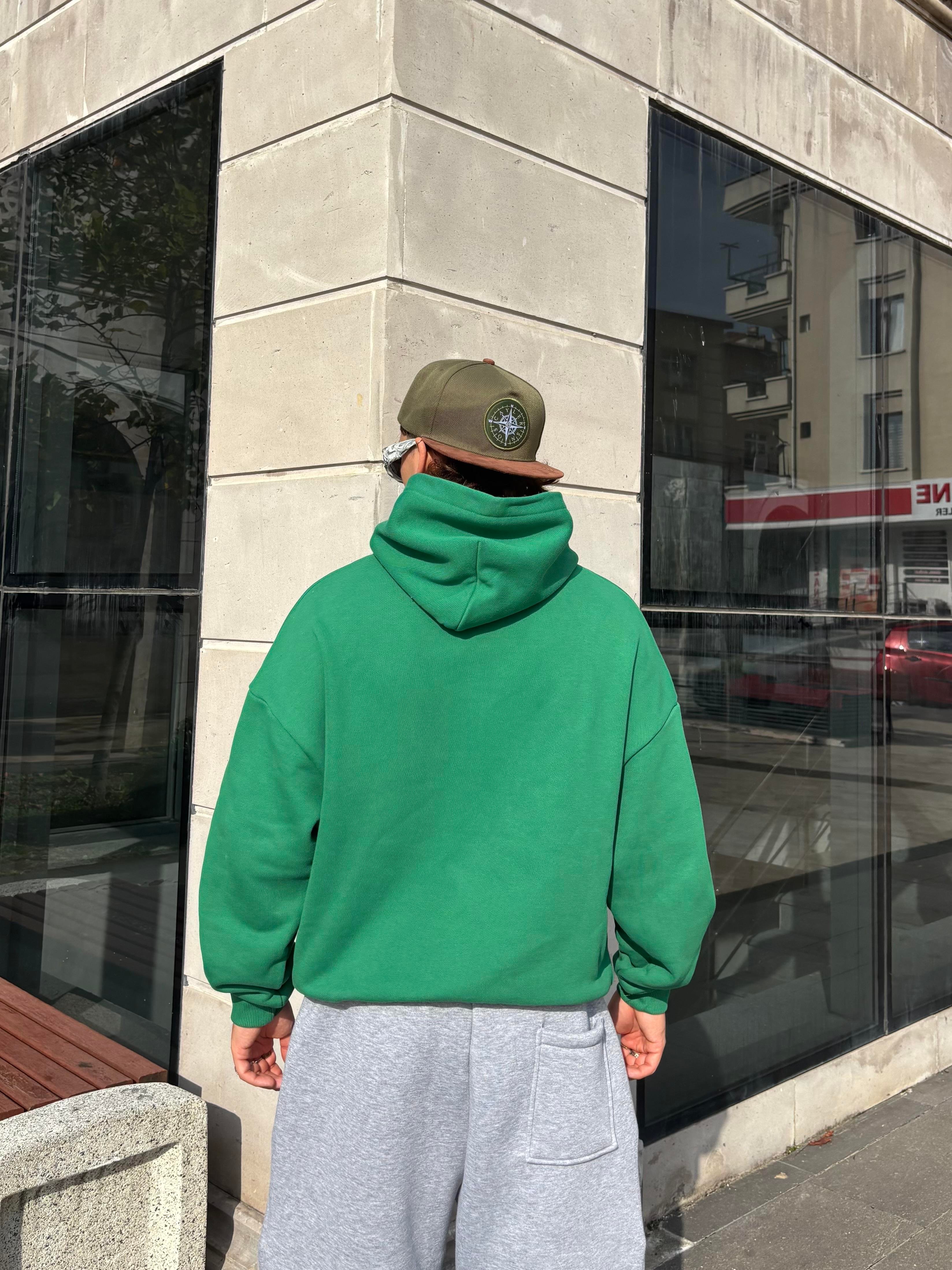 Premium Green Tone Heavyweight Hoodie
