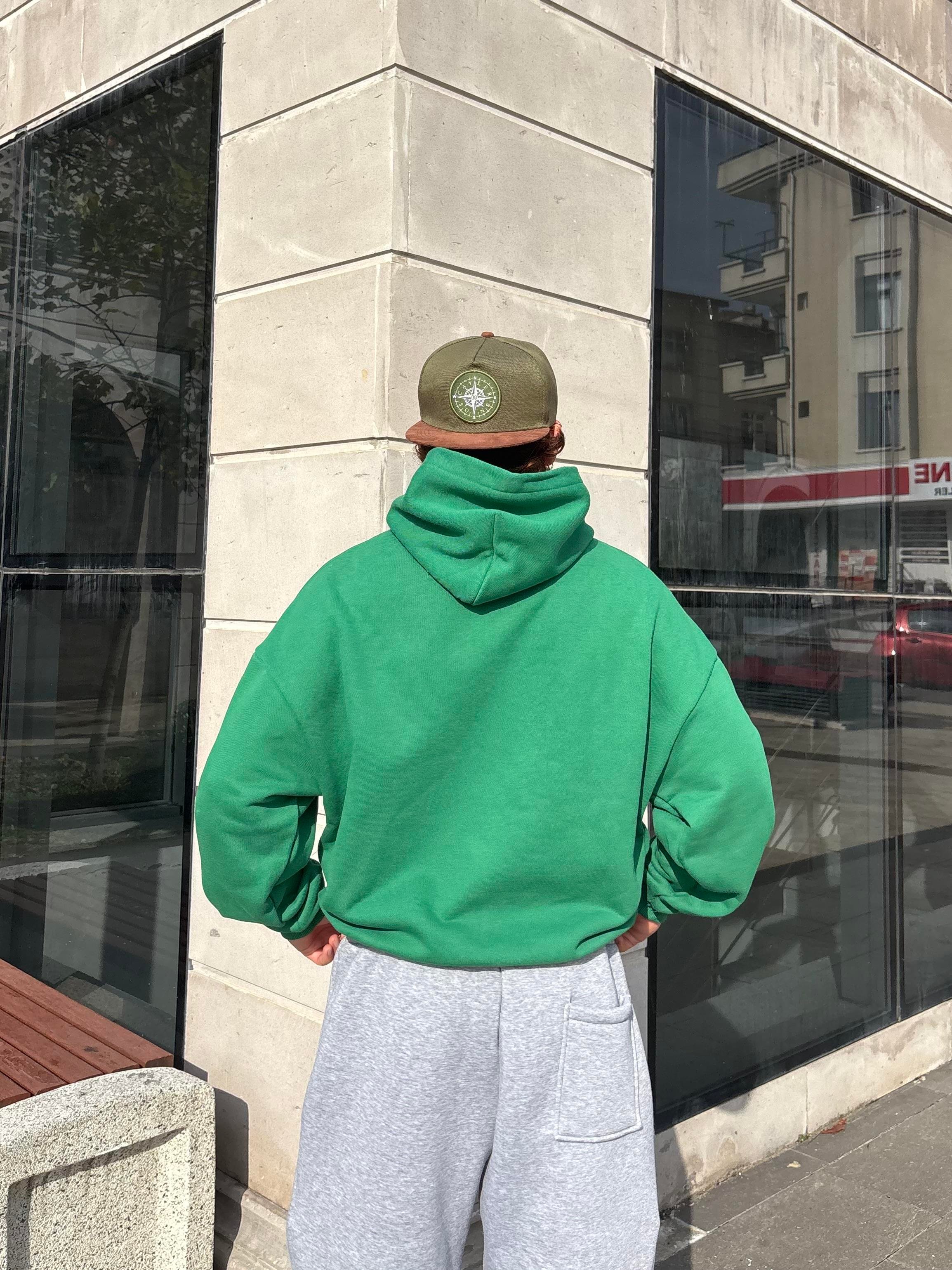 Premium Green Tone Heavyweight Hoodie