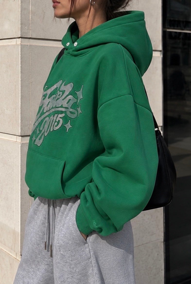 Premium Green Tone Heavyweight Hoodie