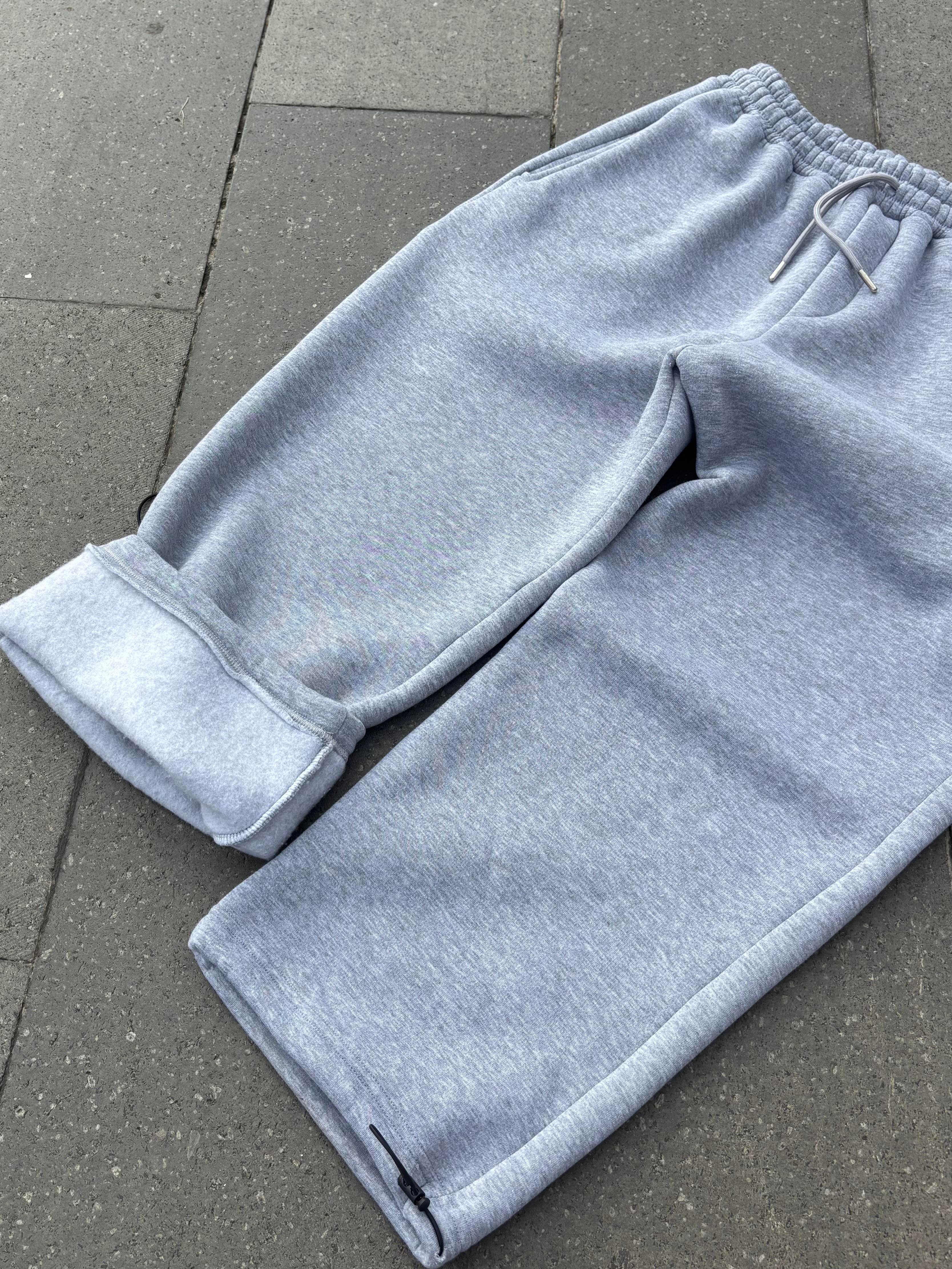 Premium Grey Tone Baggy Eşofman Altı