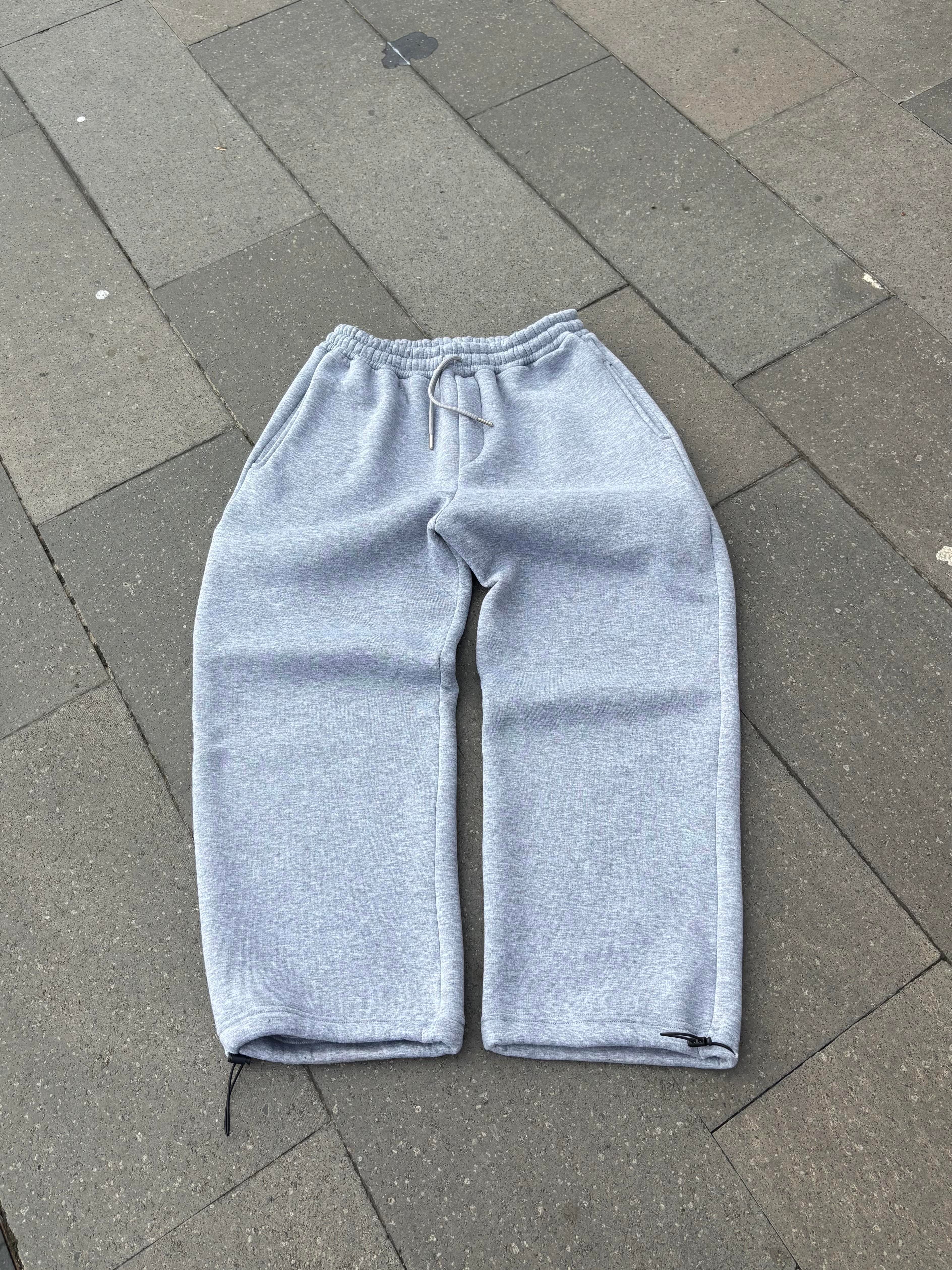 Premium Grey Tone Baggy Eşofman Altı