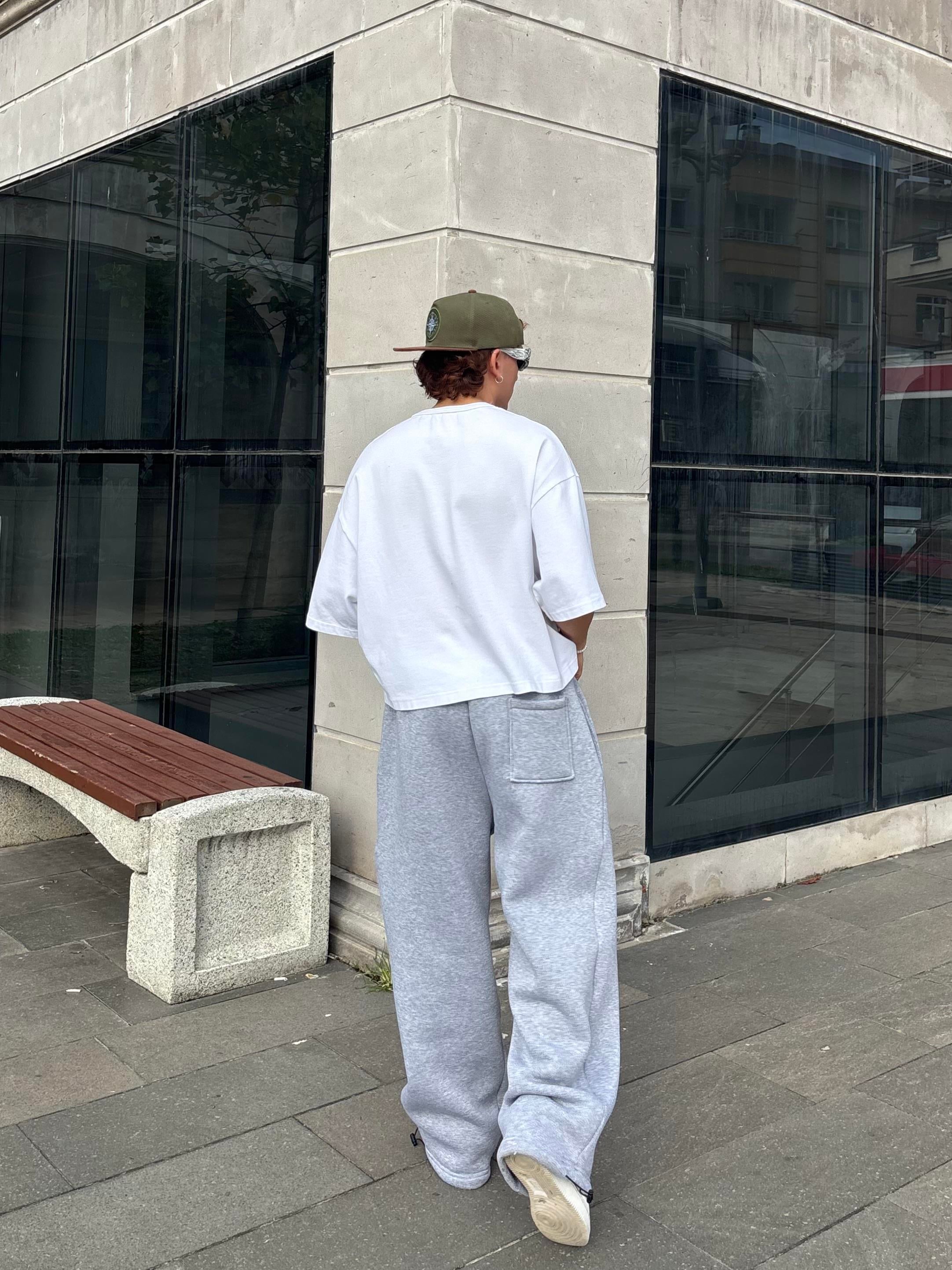 Premium Grey Tone Baggy Eşofman Altı