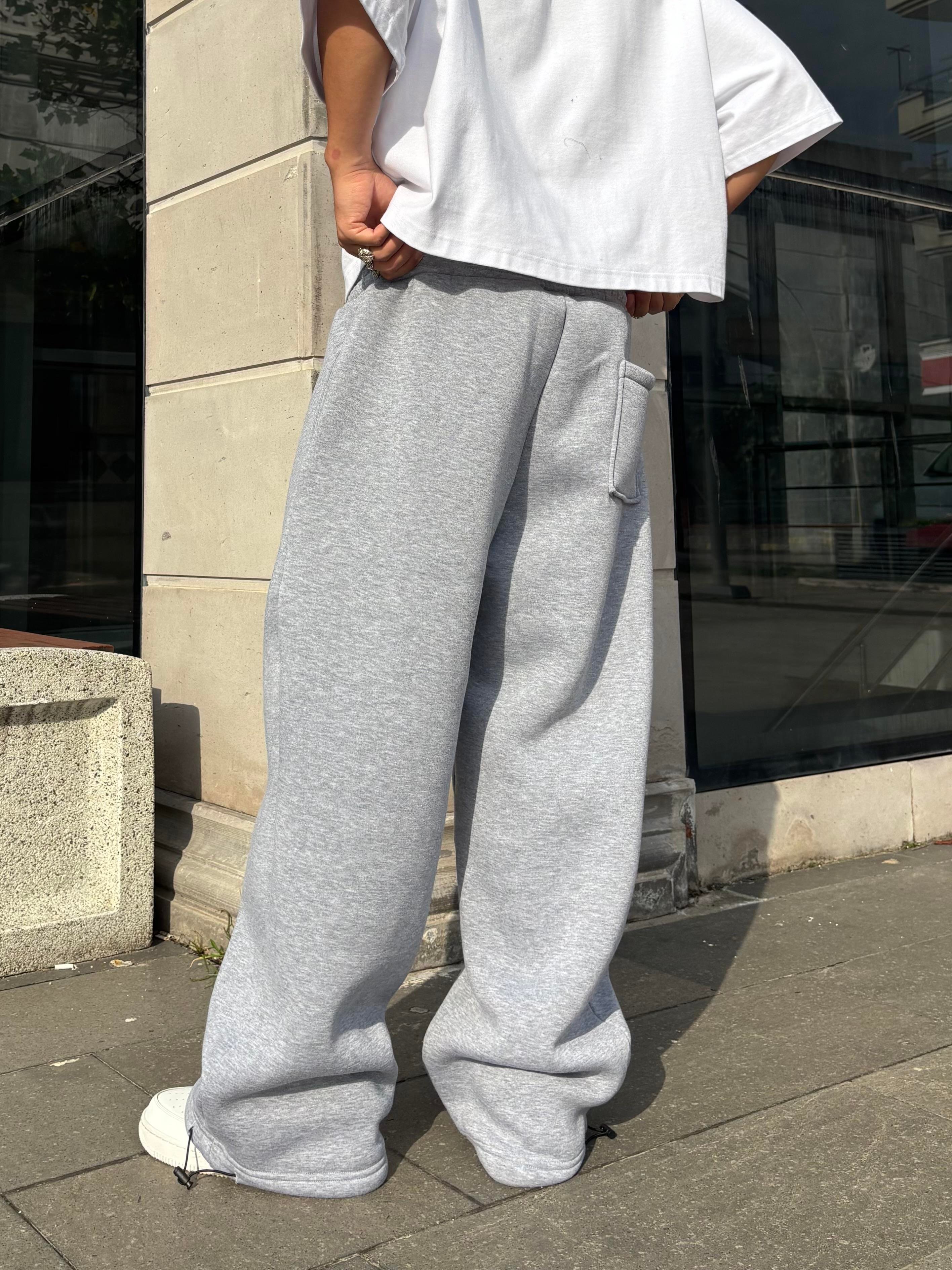 Premium Grey Tone Baggy Eşofman Altı