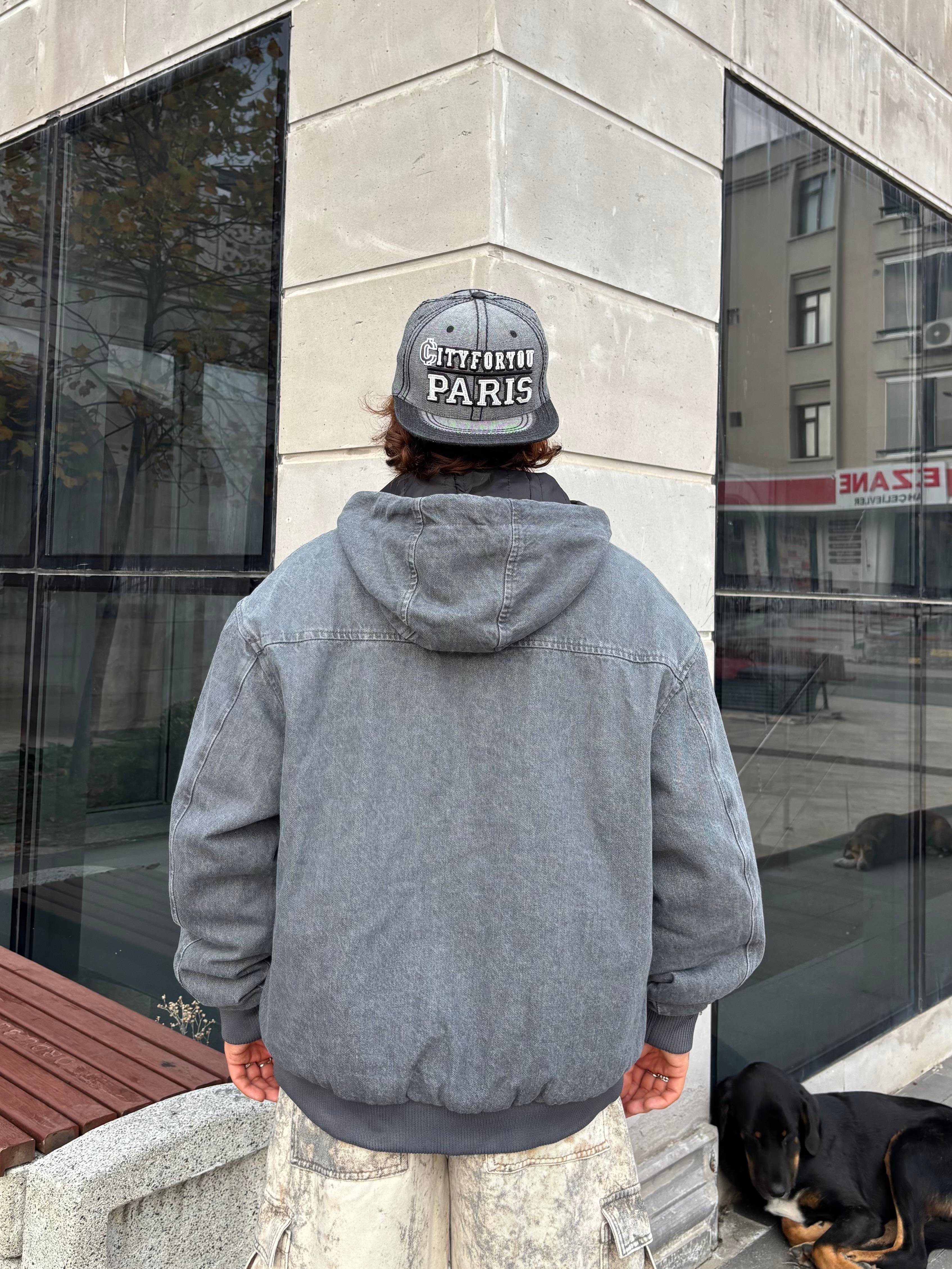 Premium Grey Tone Giacca Canvas Jacket