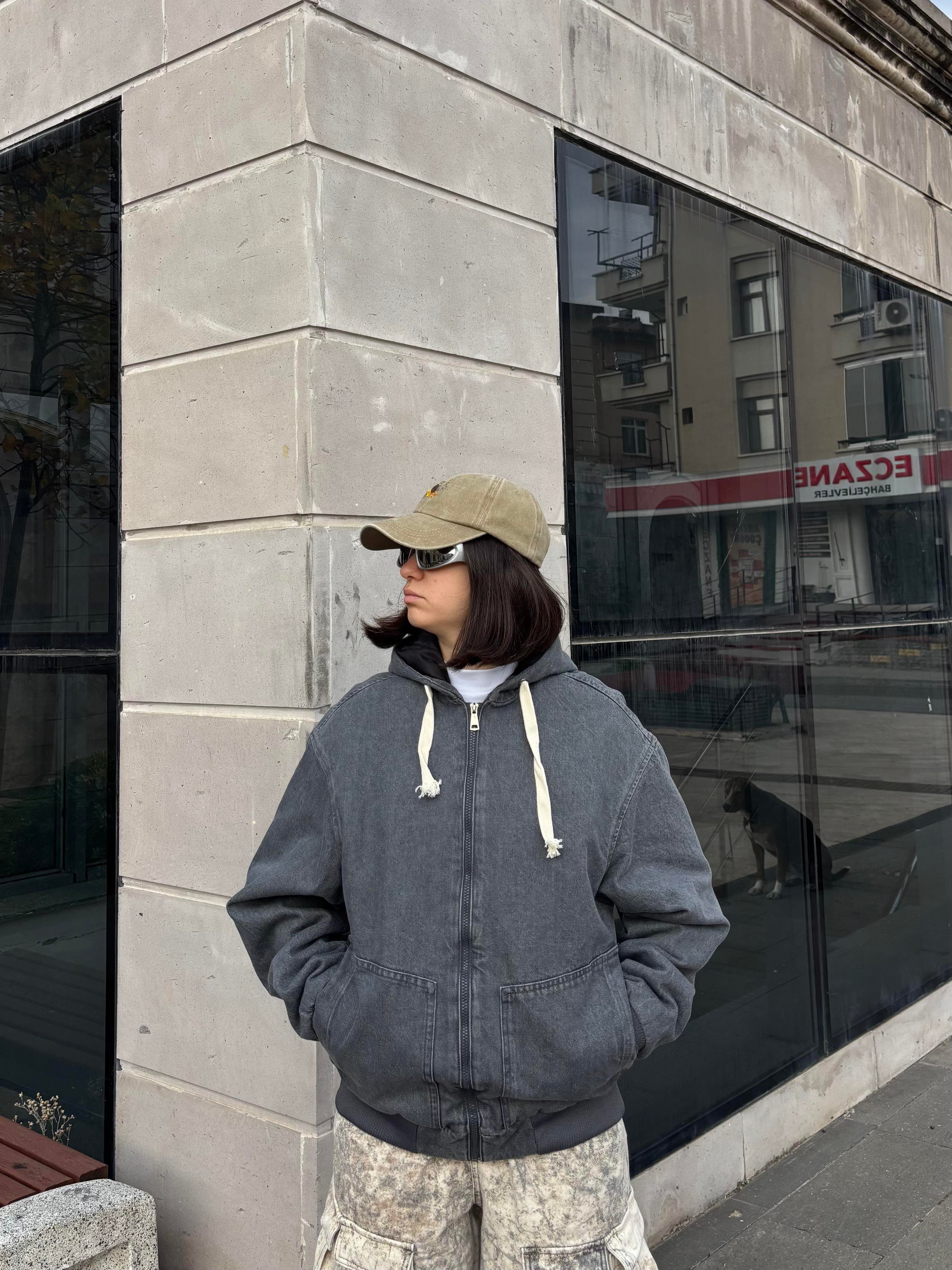 Premium Grey Tone Giacca Canvas Jacket