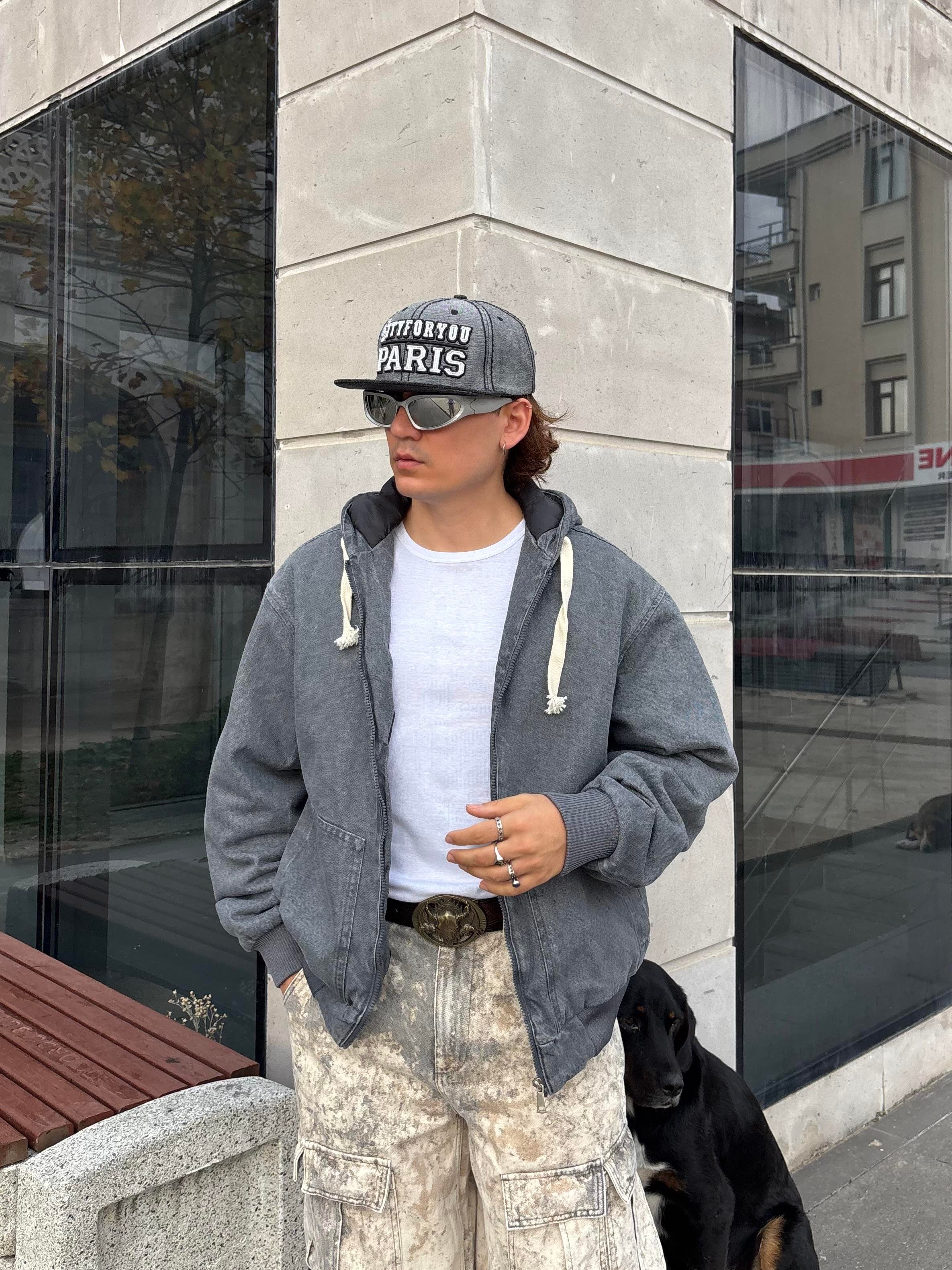 Premium Grey Tone Giacca Canvas Jacket