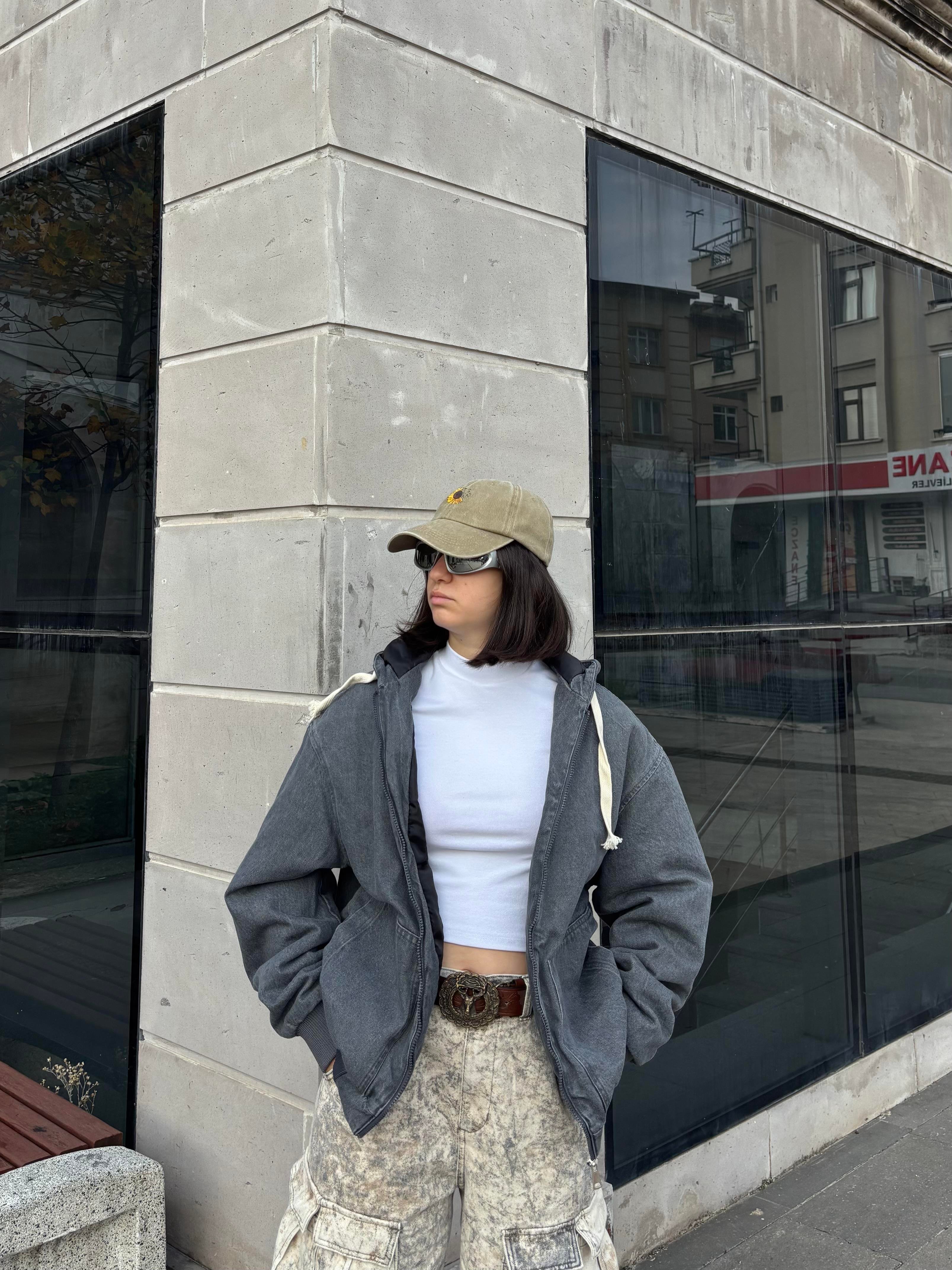 Premium Grey Tone Giacca Canvas Jacket