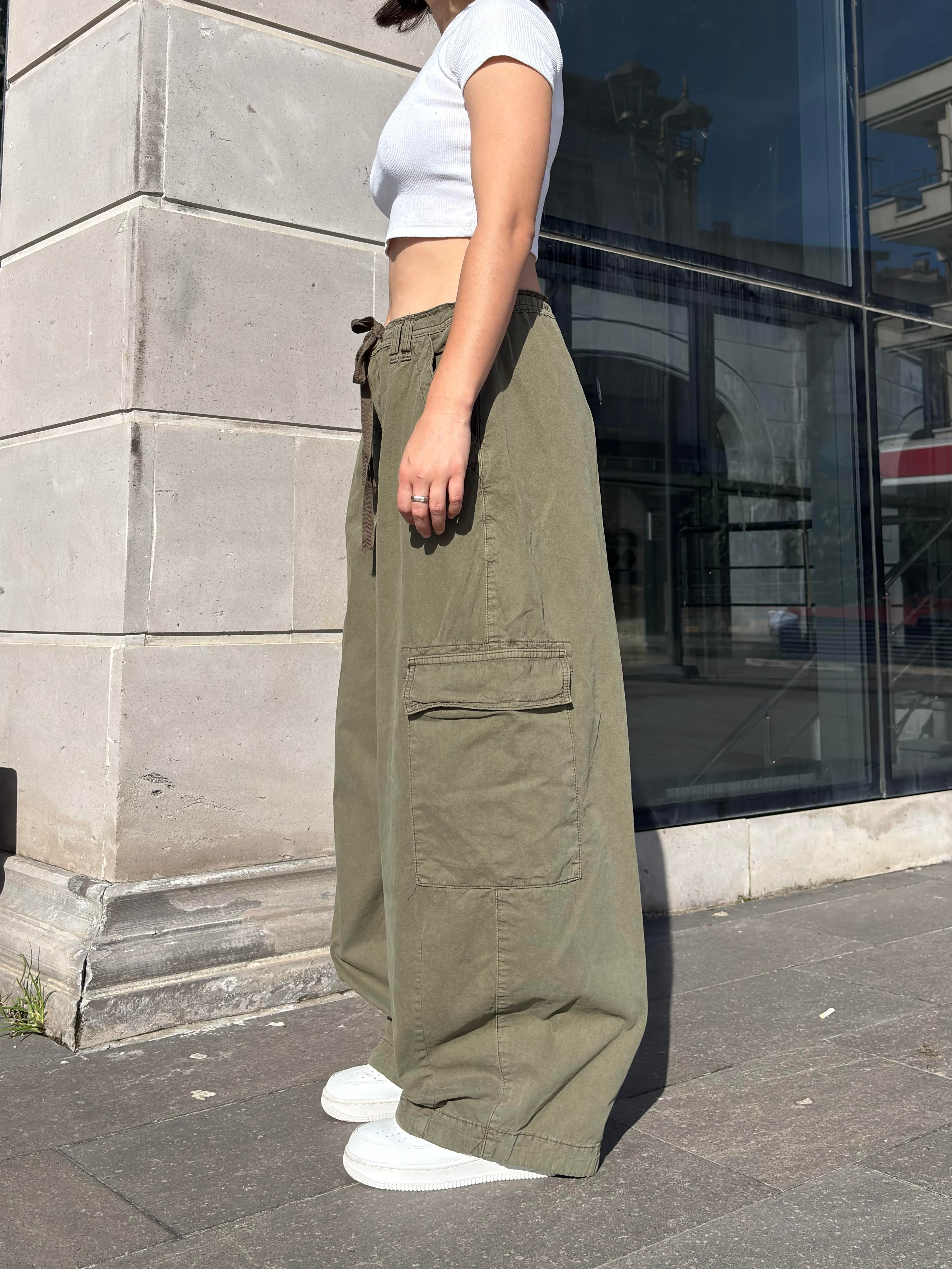 Premium Haki Tone Boi Cargo Pants