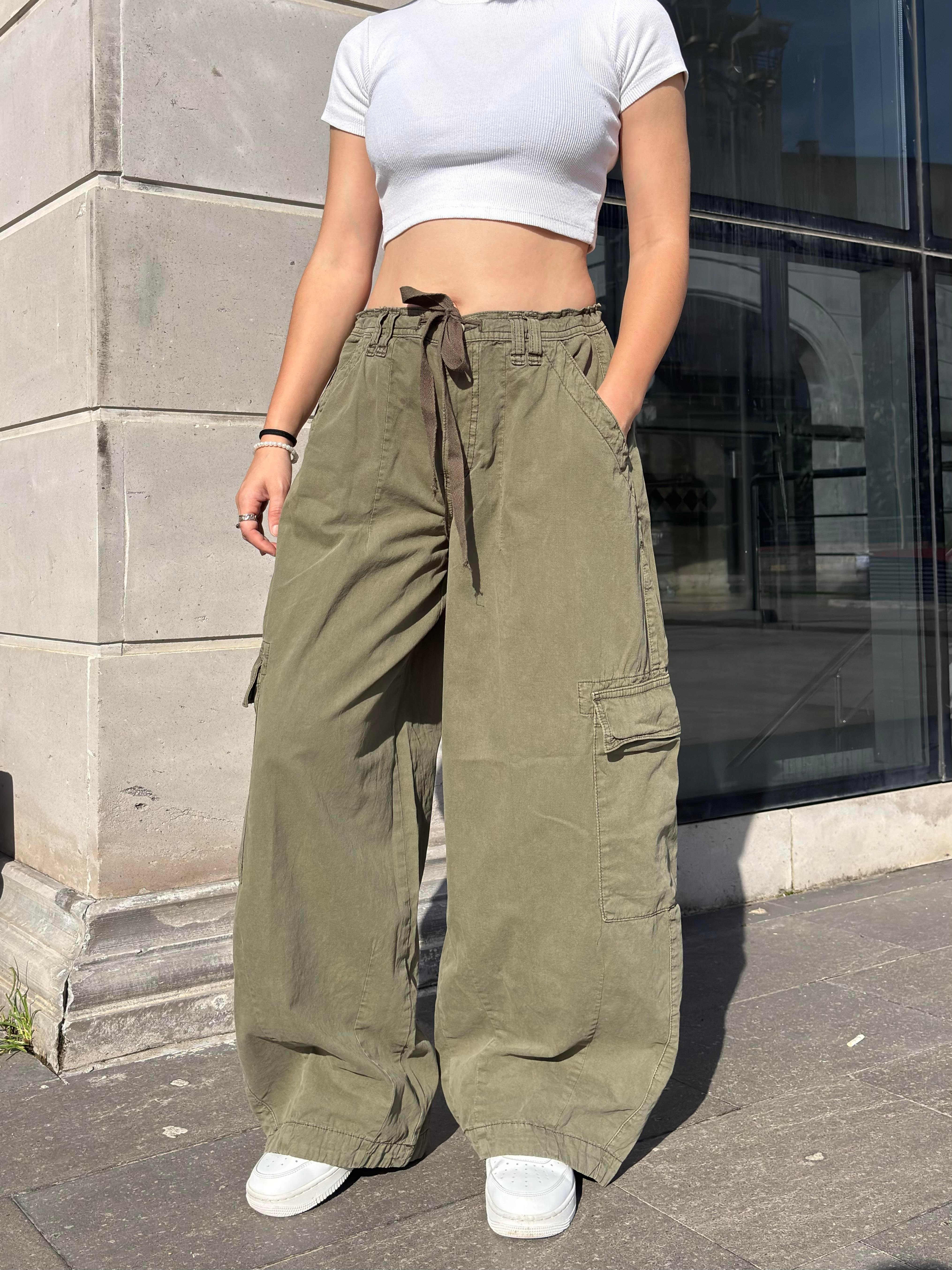 Premium Haki Tone Boi Cargo Pants