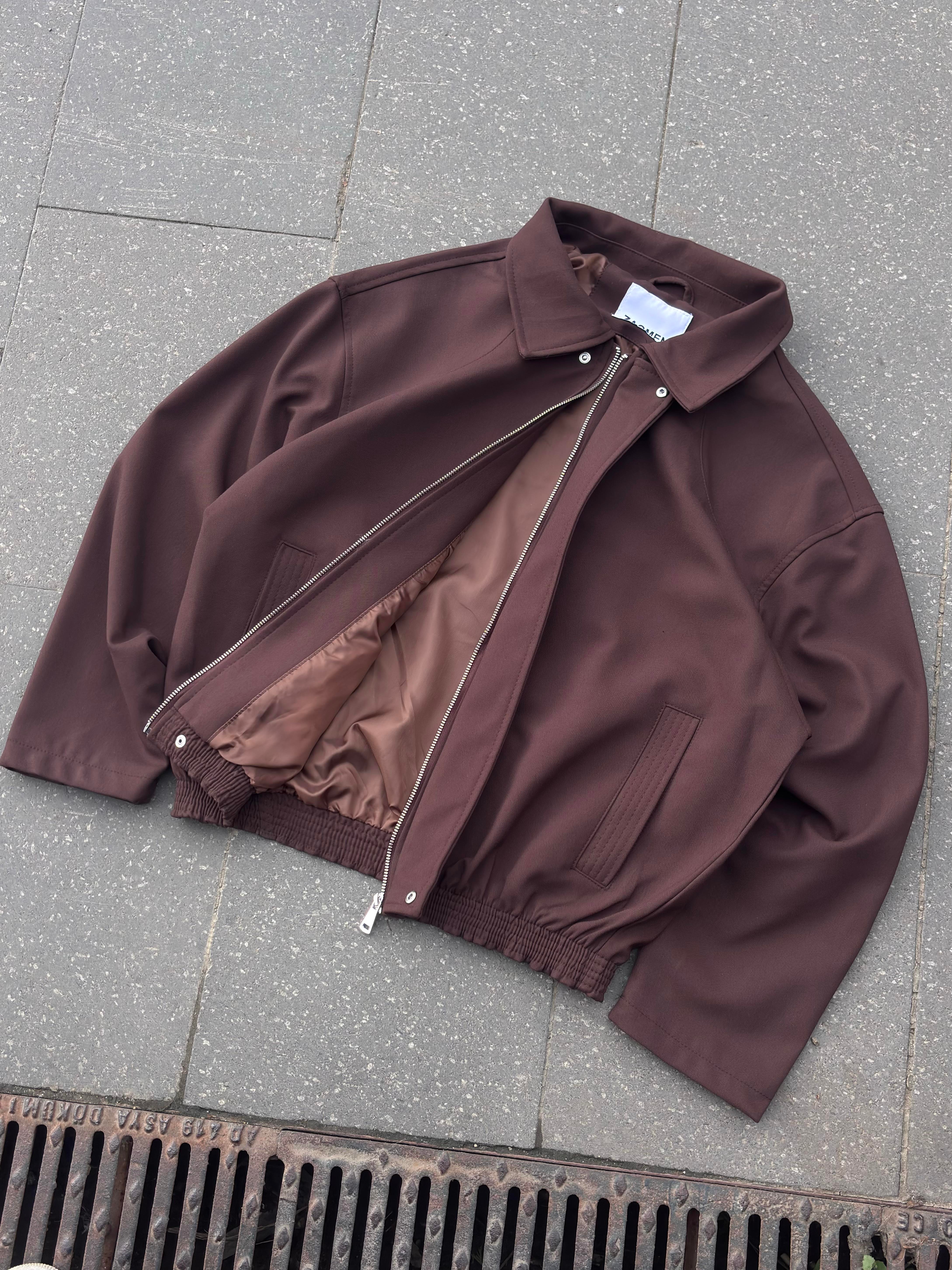 Premium  Hidden Zipper Bomber Jacket